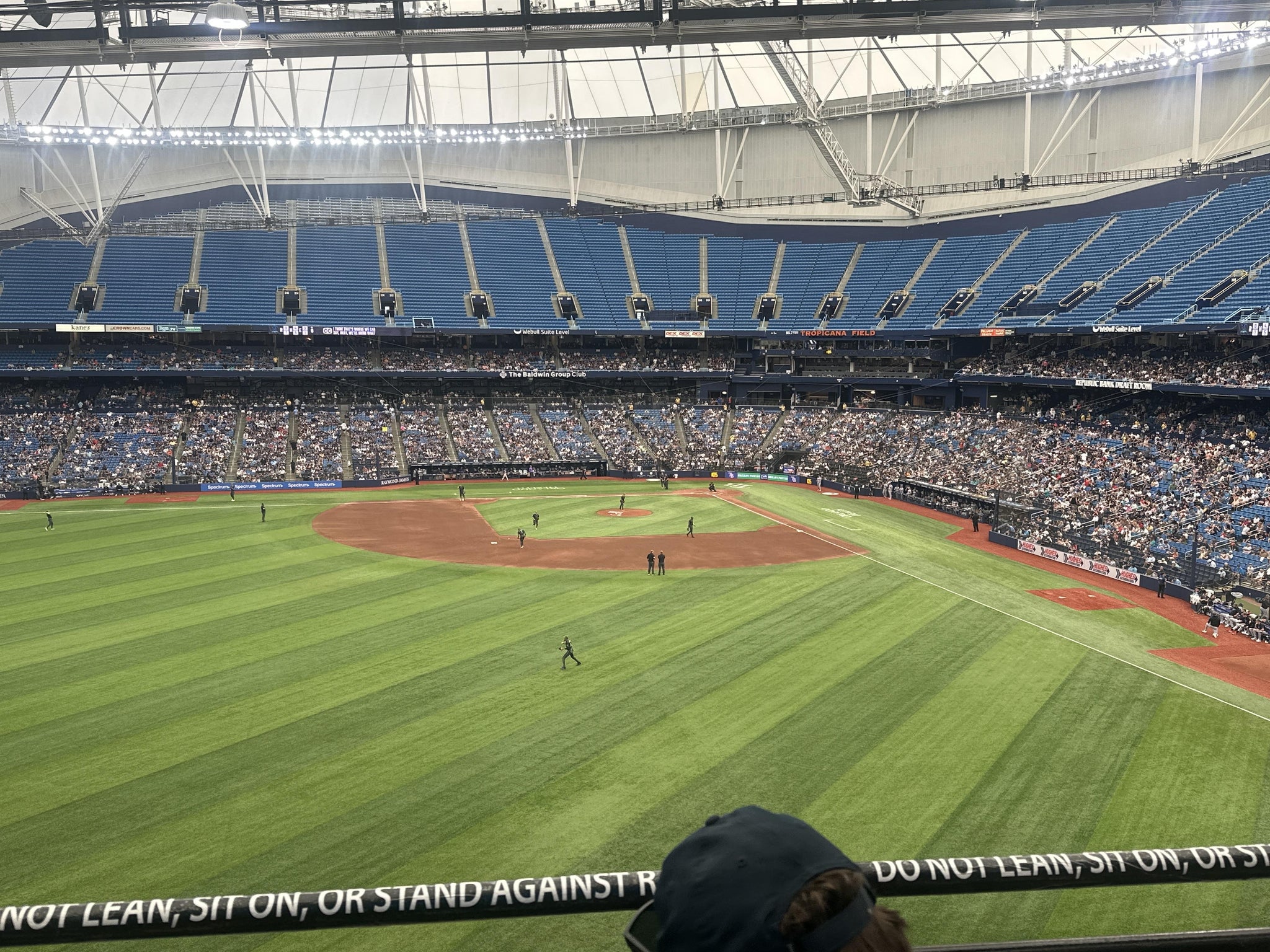 Real Fan View taken from Section 351 at Tropicana Field by Darmarcus C