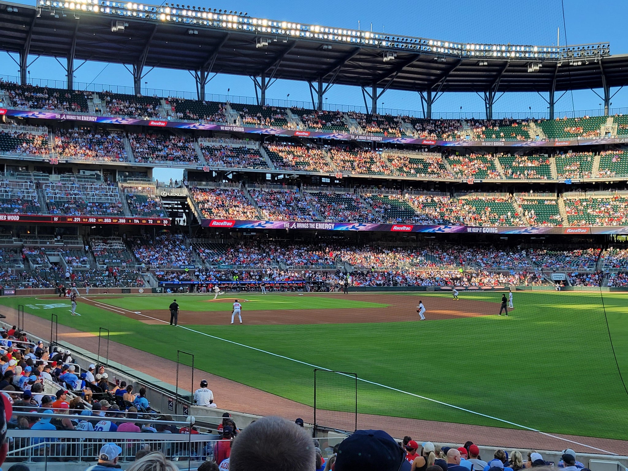Real Fan View taken from Section 110 at Truist Park by Kyla C