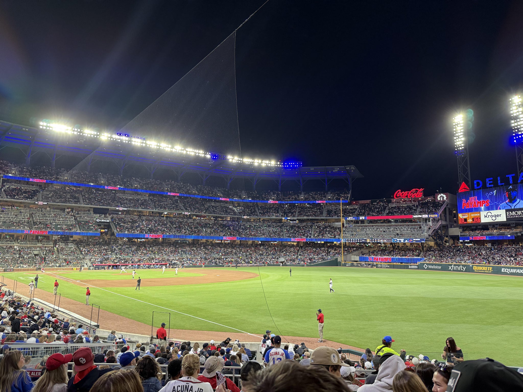 Real Fan View taken from Section 110 at Truist Park by Joel H