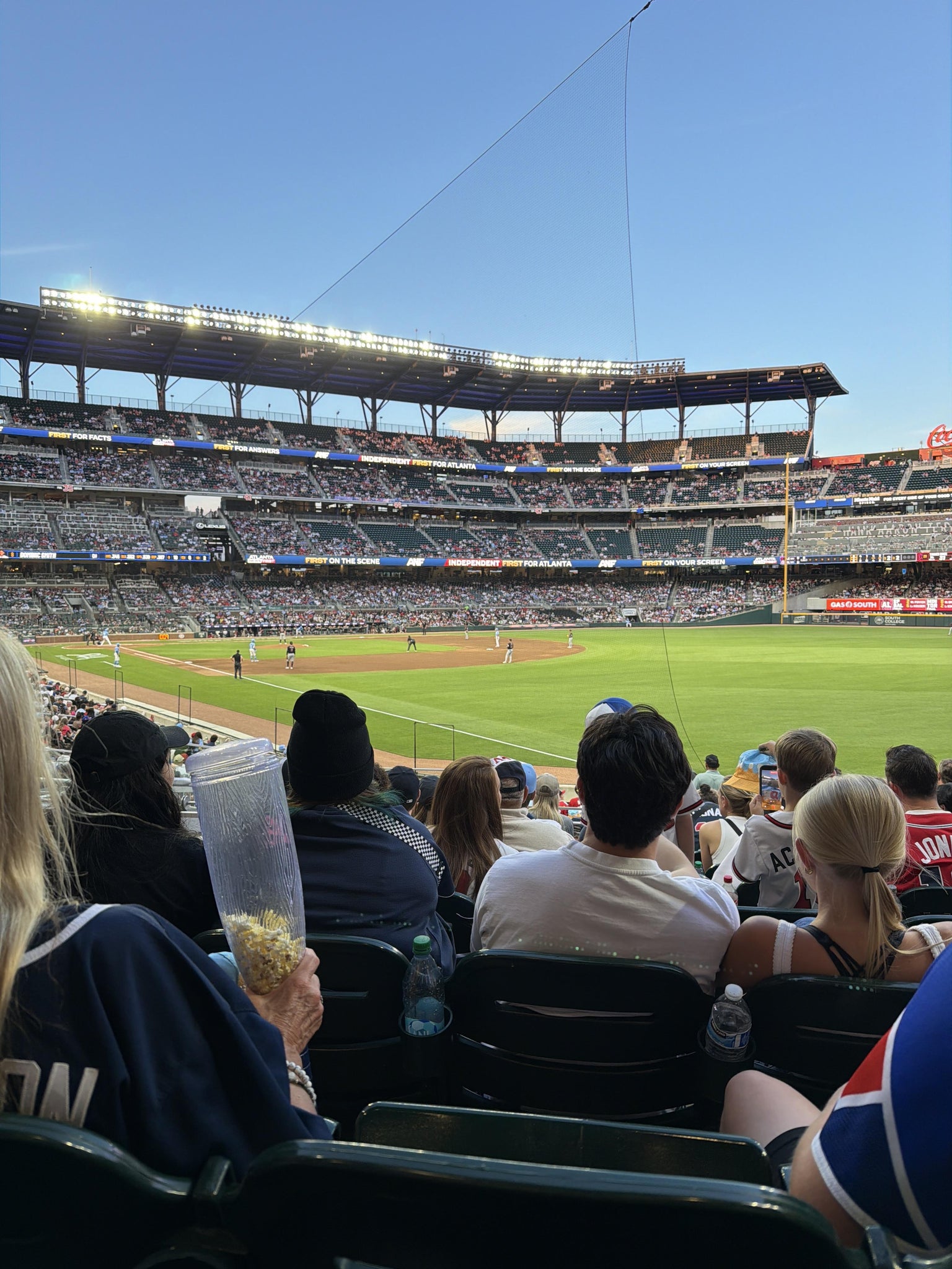 Real Fan View taken from Section 110 at Truist Park by Genesis L