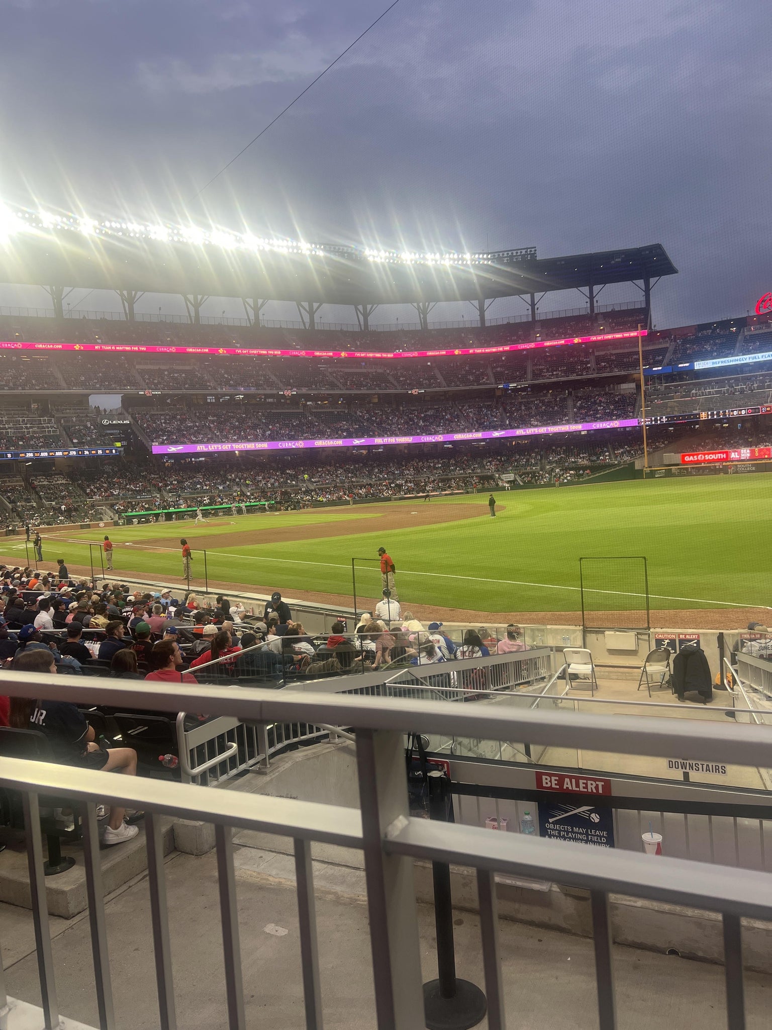 Real Fan View taken from Section 111 at Truist Park by Erin S
