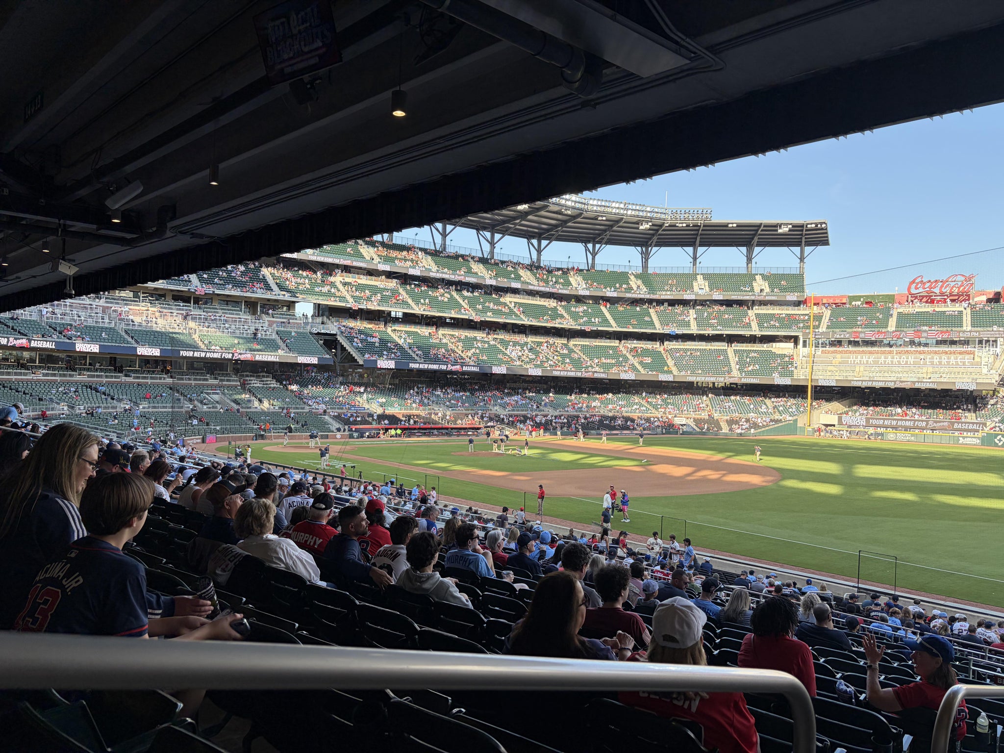 Real Fan View taken from Section 112 at Truist Park by Michael S