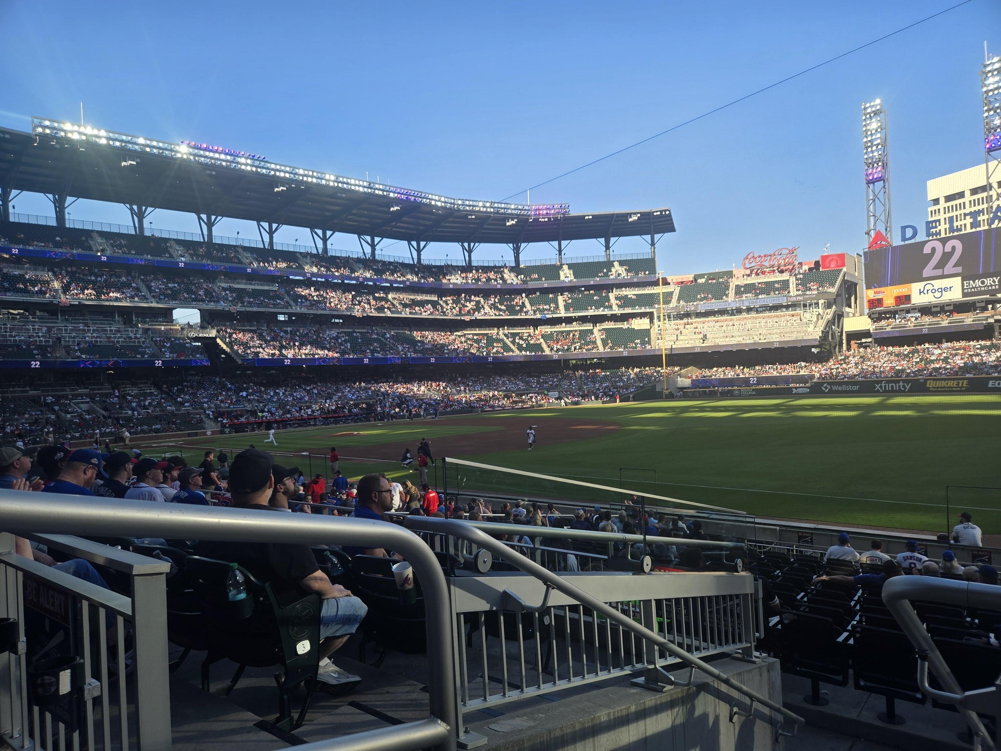 Real Fan View taken from Section 112 at Truist Park by Emily C
