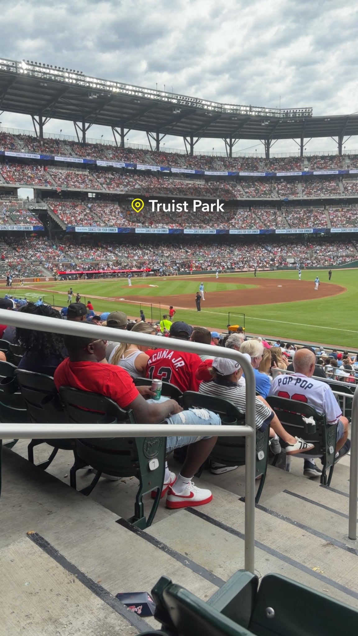 Real Fan View taken from Section 112 at Truist Park by Landon W