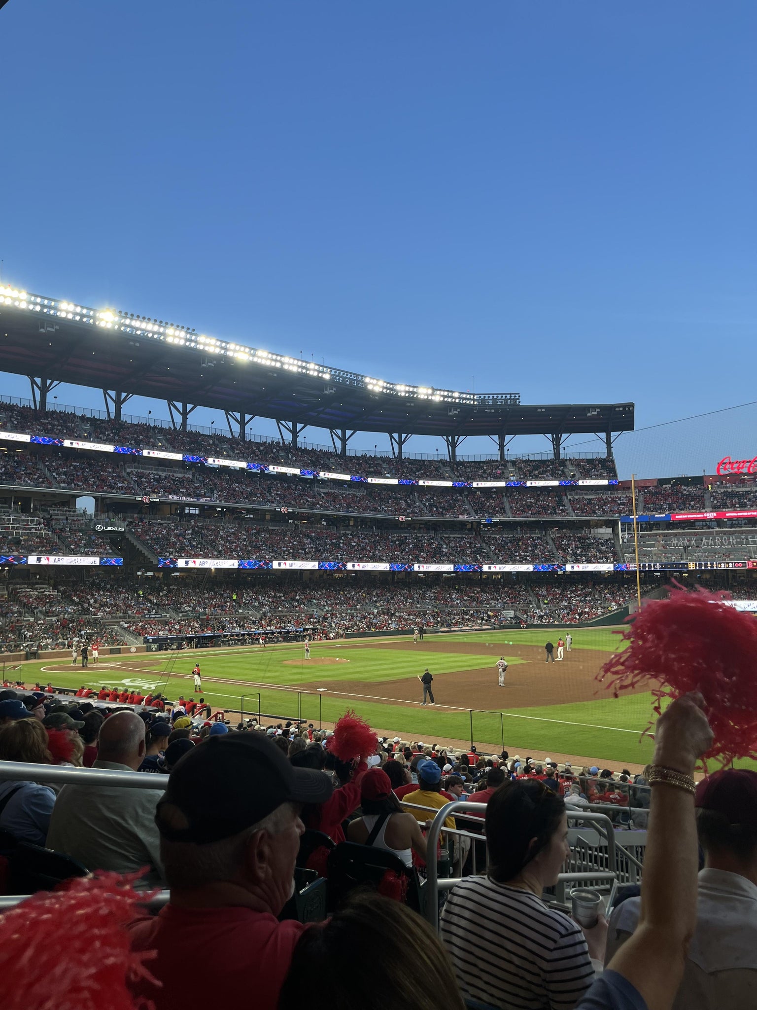 Real Fan View taken from Section 113 at Truist Park by Tatiana R