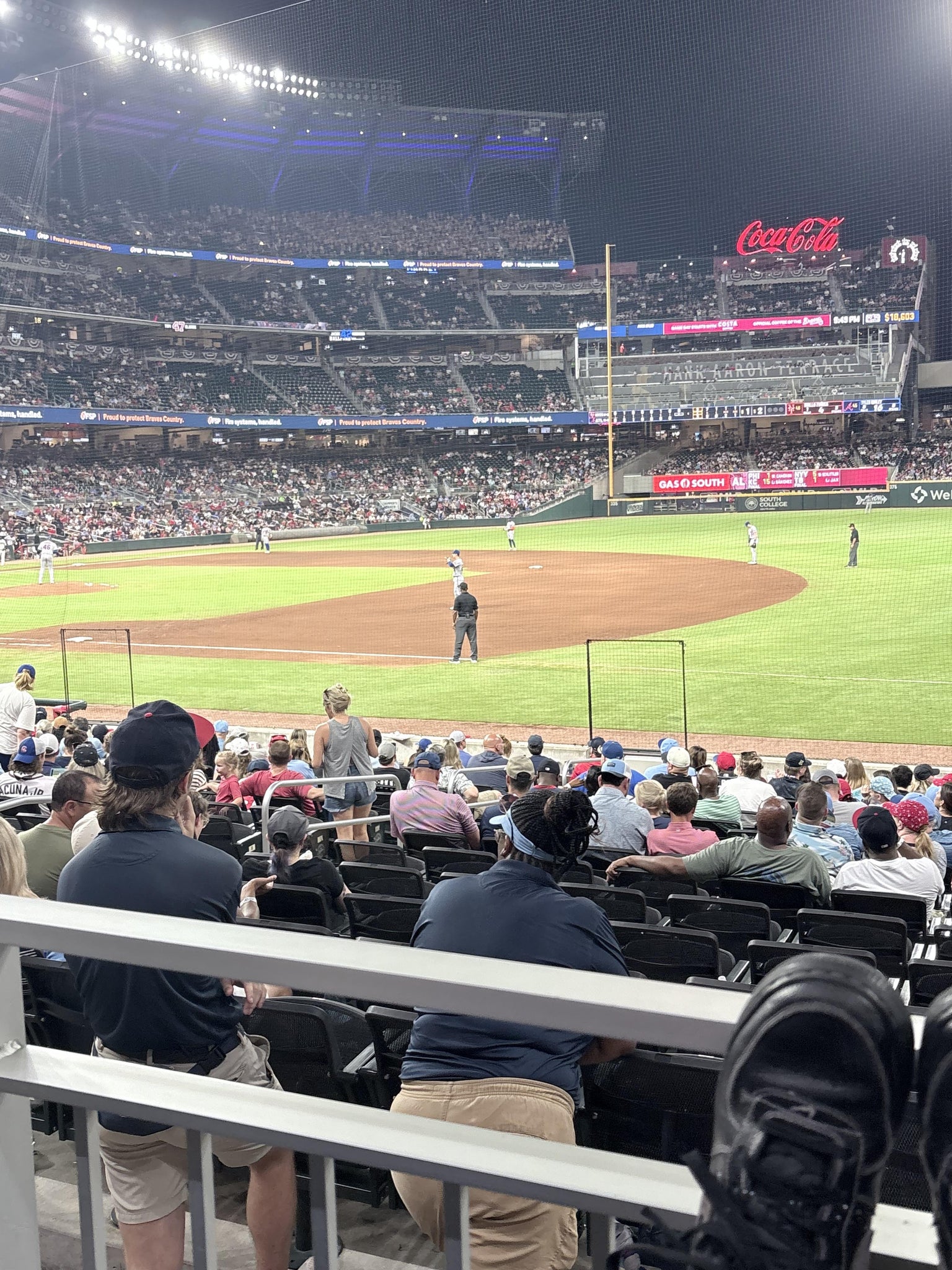 Real Fan View taken from Section 114 at Truist Park by Lena E