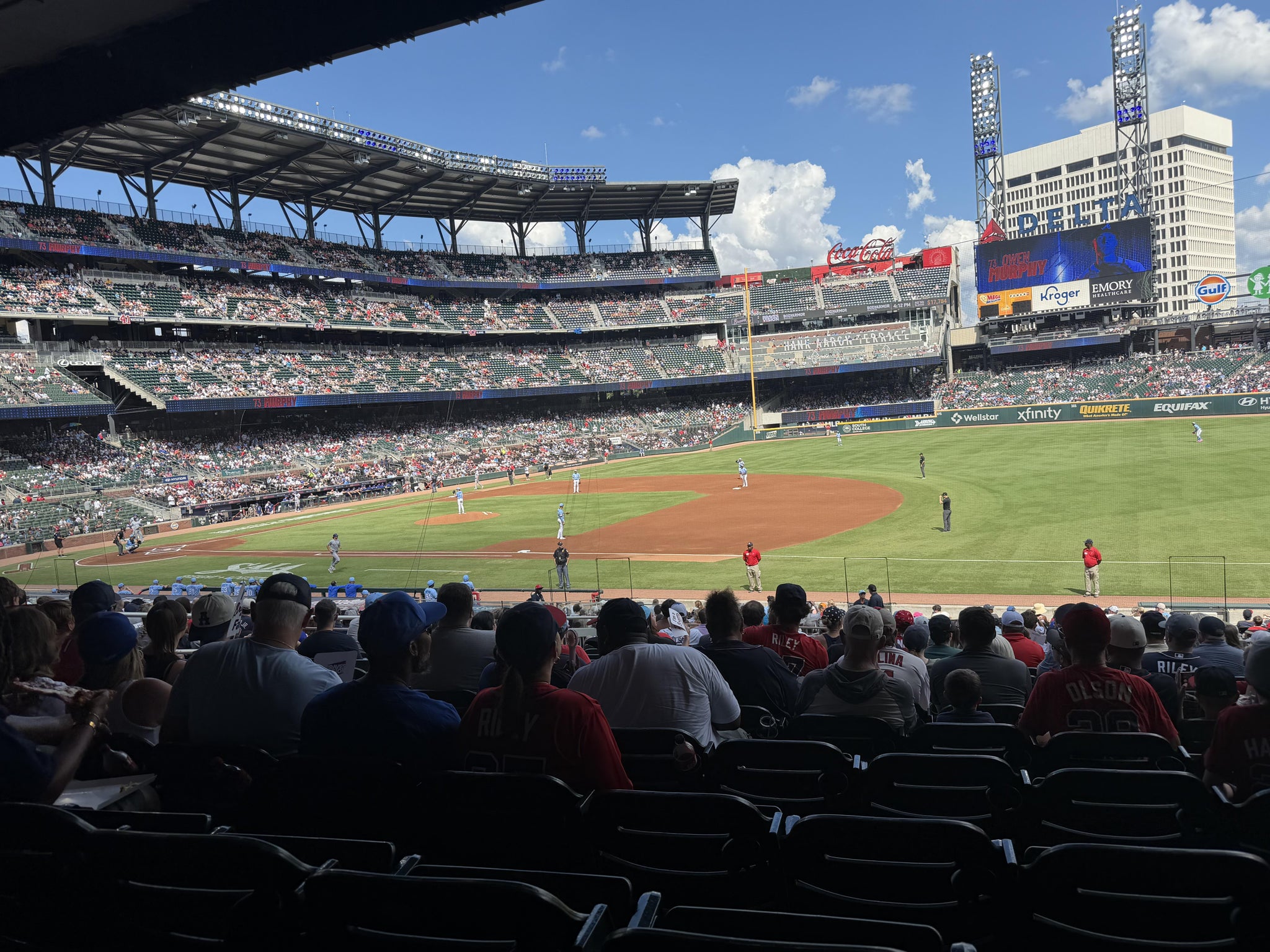 Real Fan View taken from Section 114 at Truist Park by William R