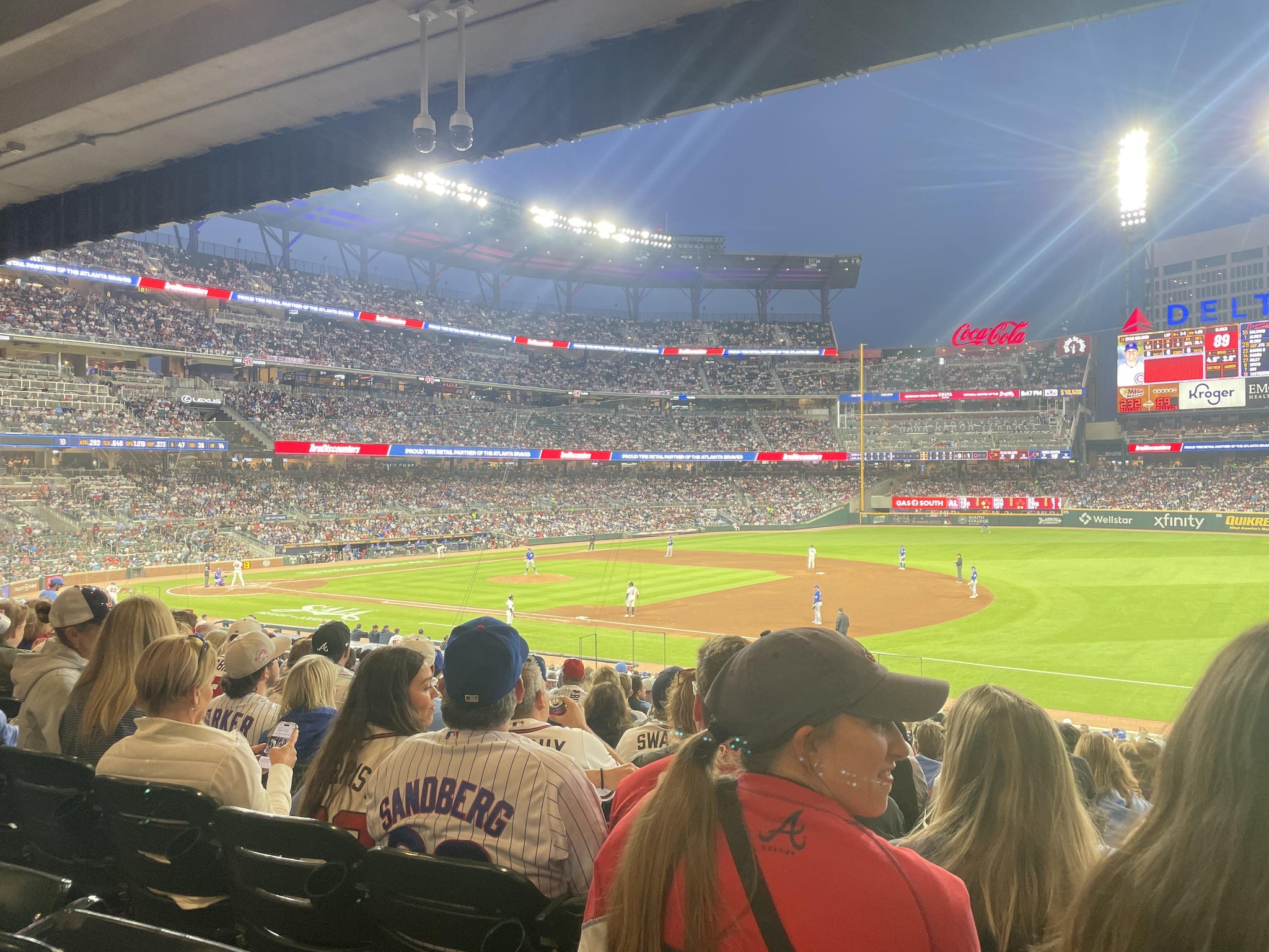 Real Fan View taken from Section 114 at Truist Park by Trevor C