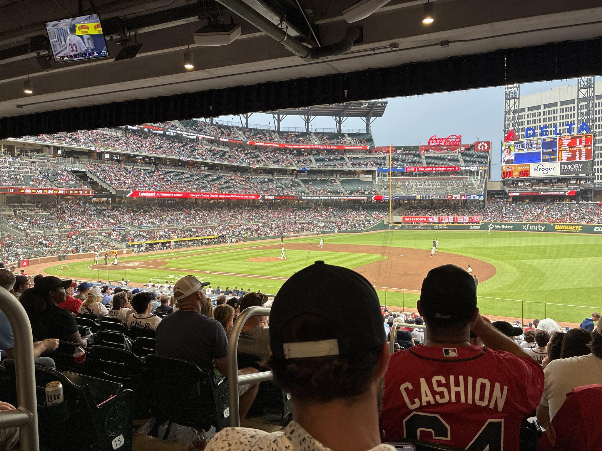 Real Fan View taken from Section 114 at Truist Park by Nickolas T