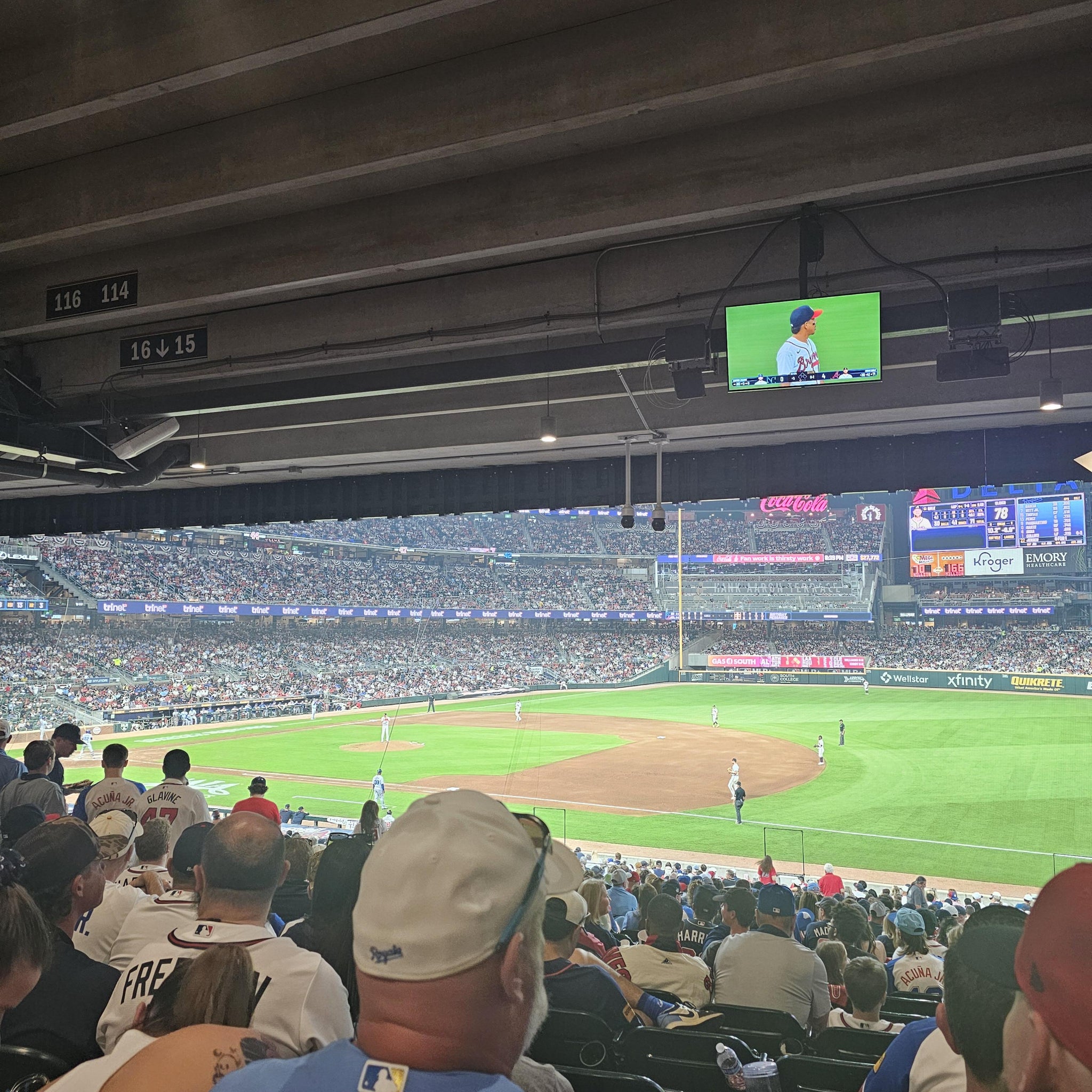 Real Fan View taken from Section 114 at Truist Park by Desiree W