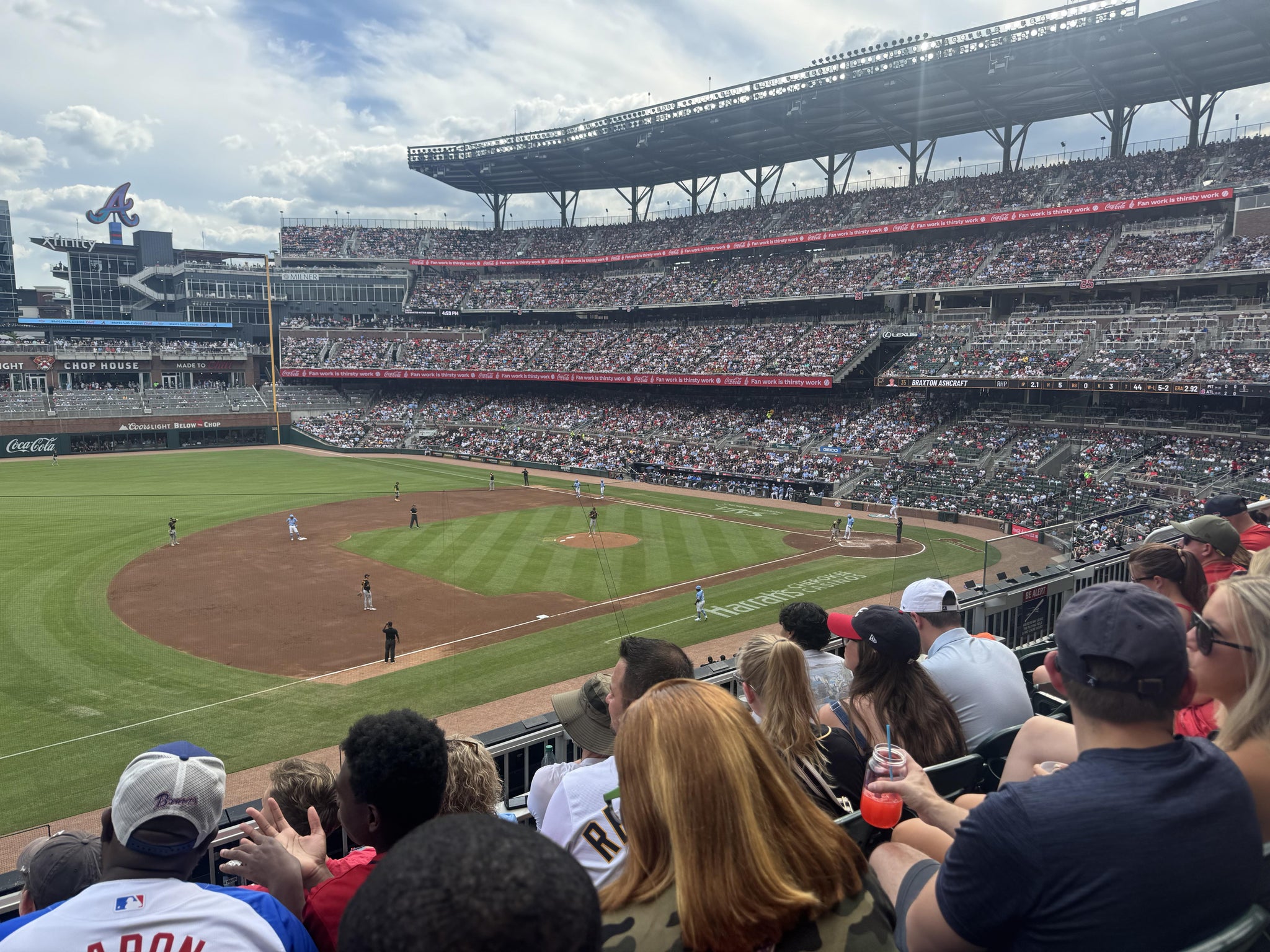 Real Fan View taken from Section 114 at Truist Park by H. pete D