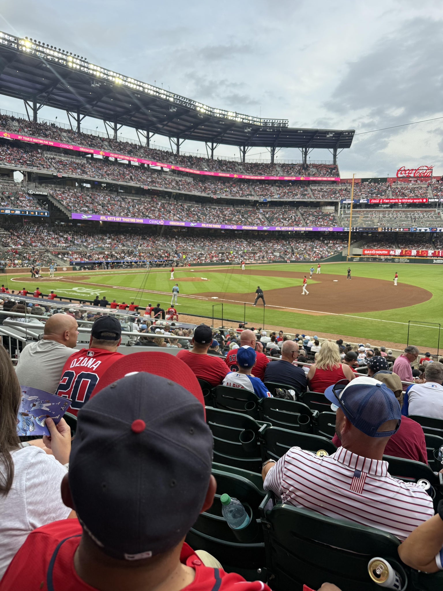 Real Fan View taken from Section 114 at Truist Park by Wayne C