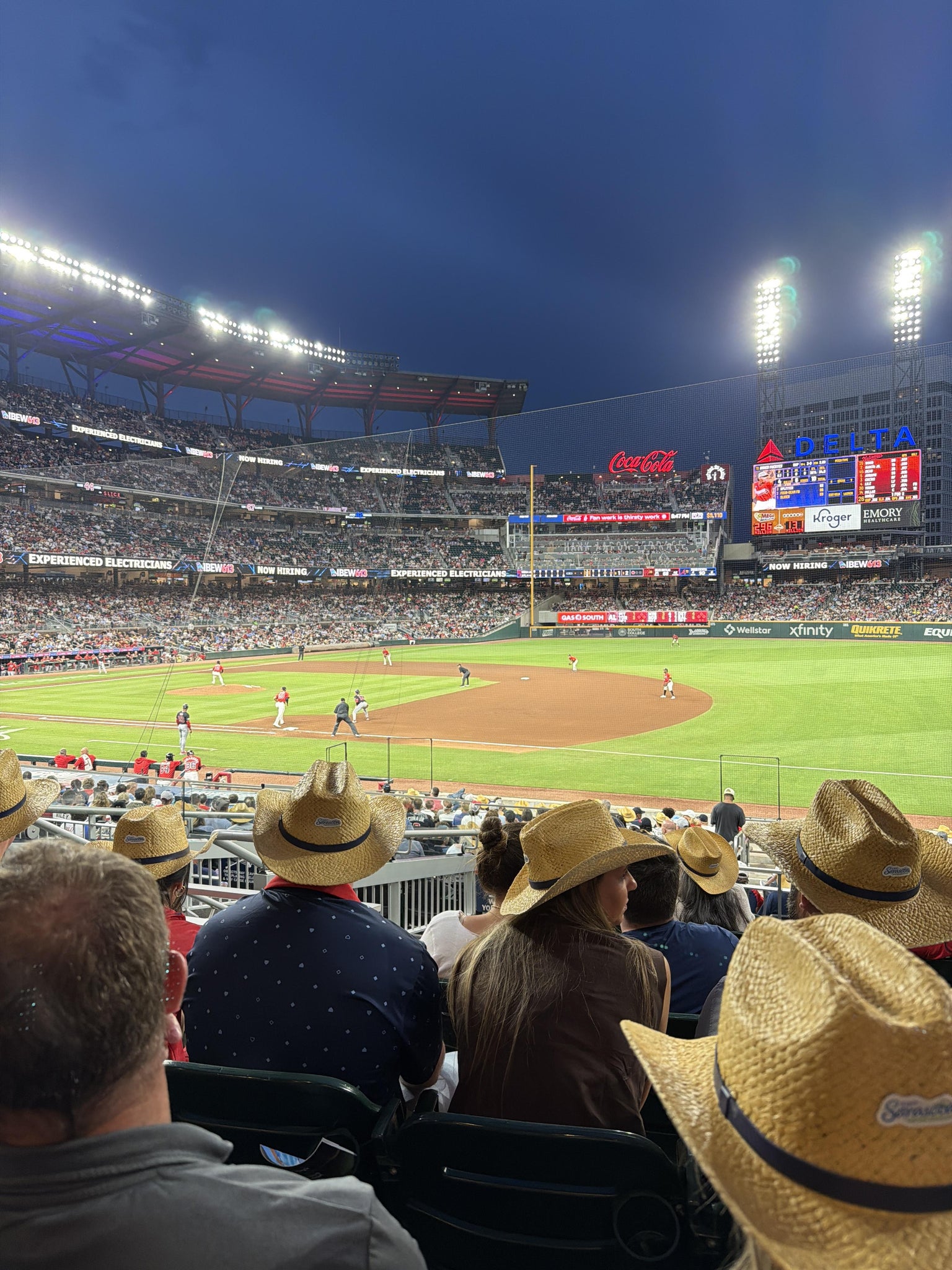 Real Fan View taken from Section 114 at Truist Park by Danny T
