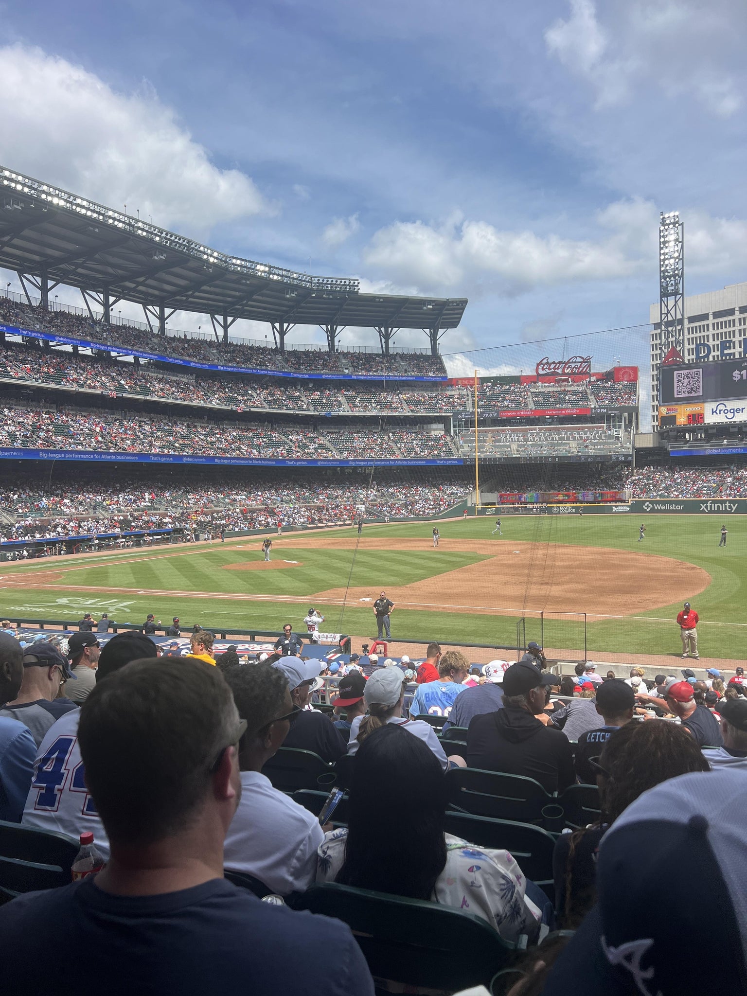 Real Fan View taken from Section 116 at Truist Park by Joshua H