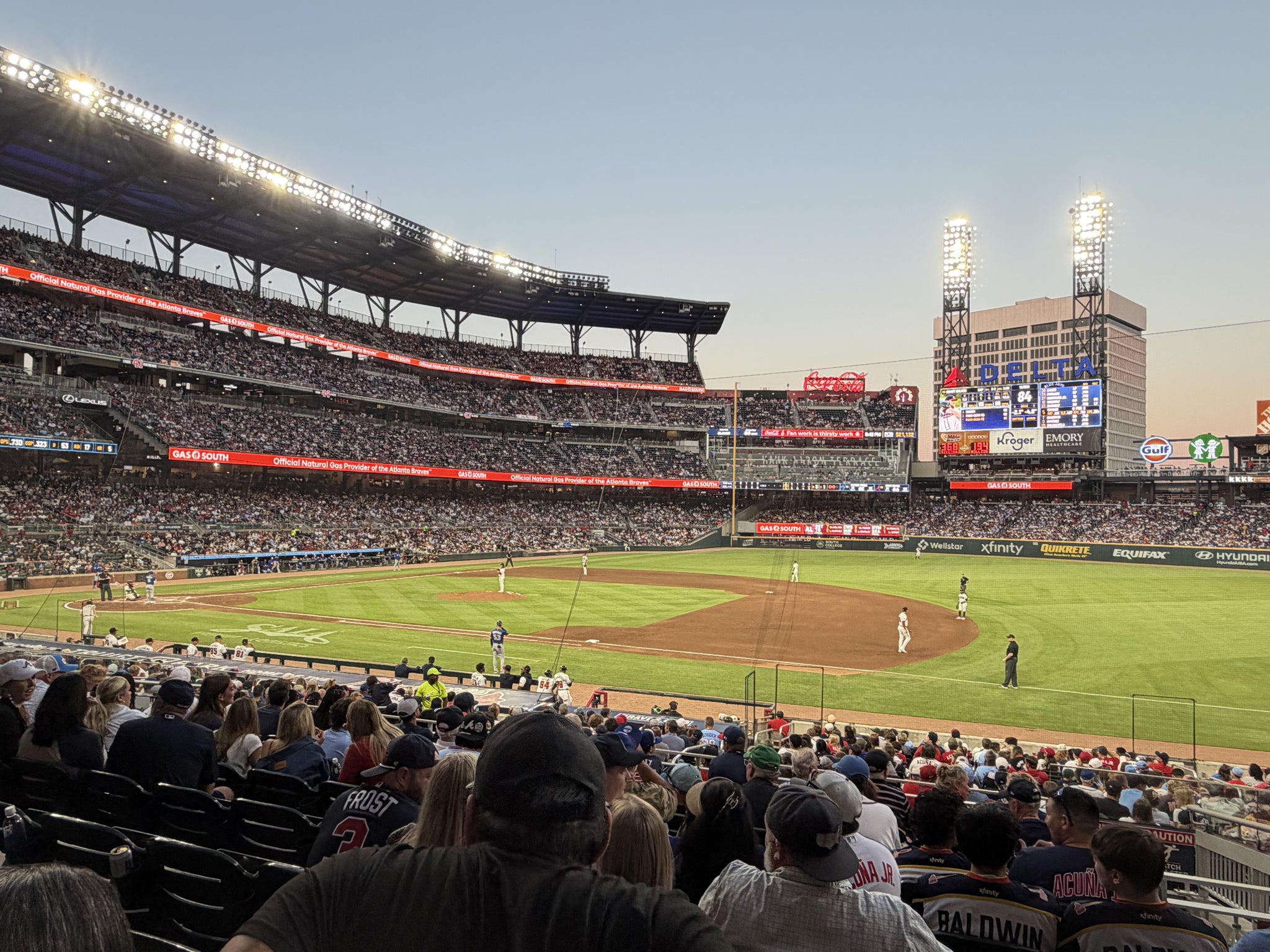 Real Fan View taken from Section 116 at Truist Park by Douglas S