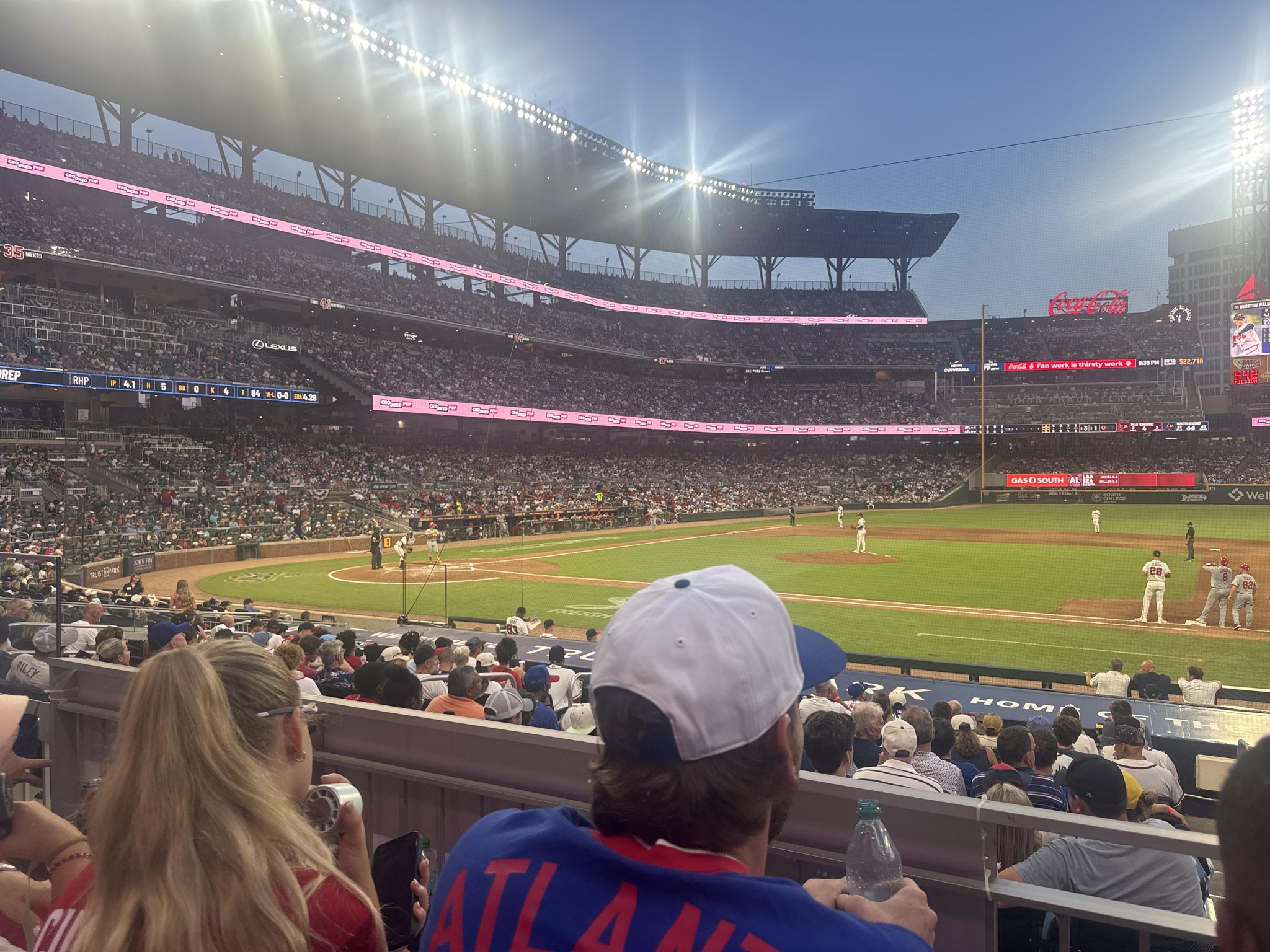 Real Fan View taken from Section 118 at Truist Park by Samuel L