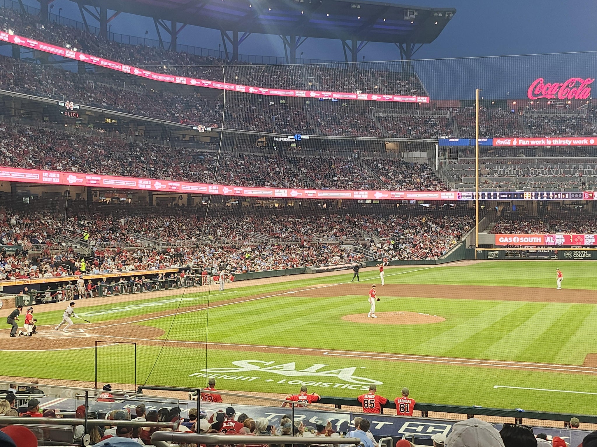Real Fan View taken from Section 118 at Truist Park by Charles M