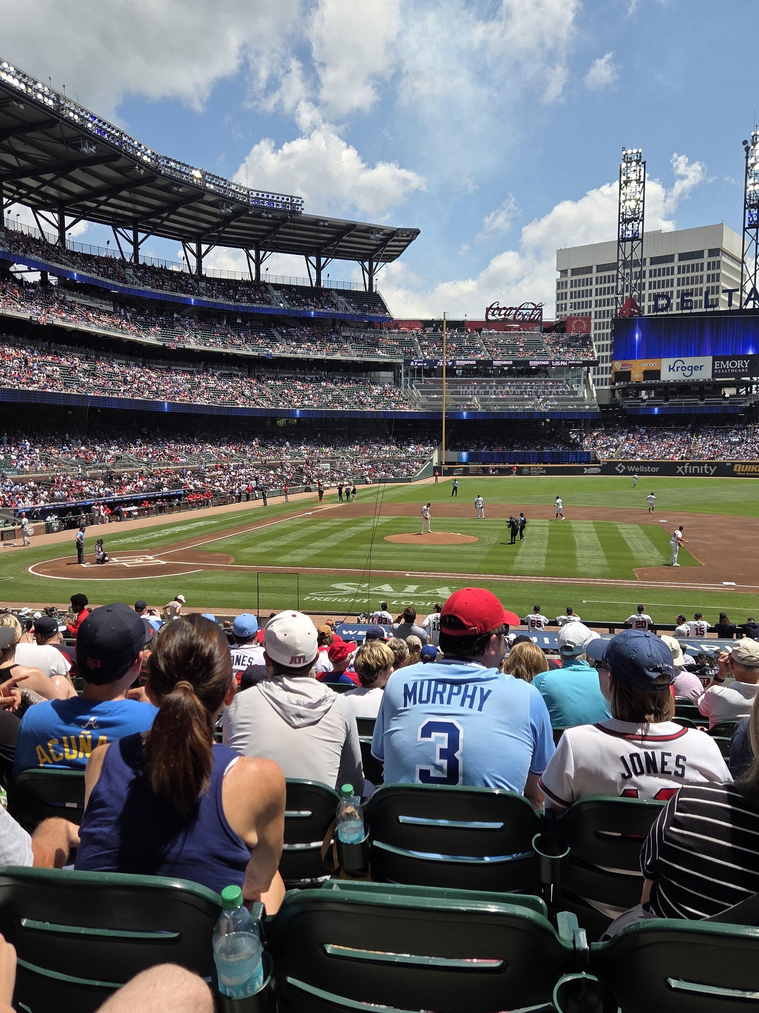 Real Fan View taken from Section 120 at Truist Park by Caleb A