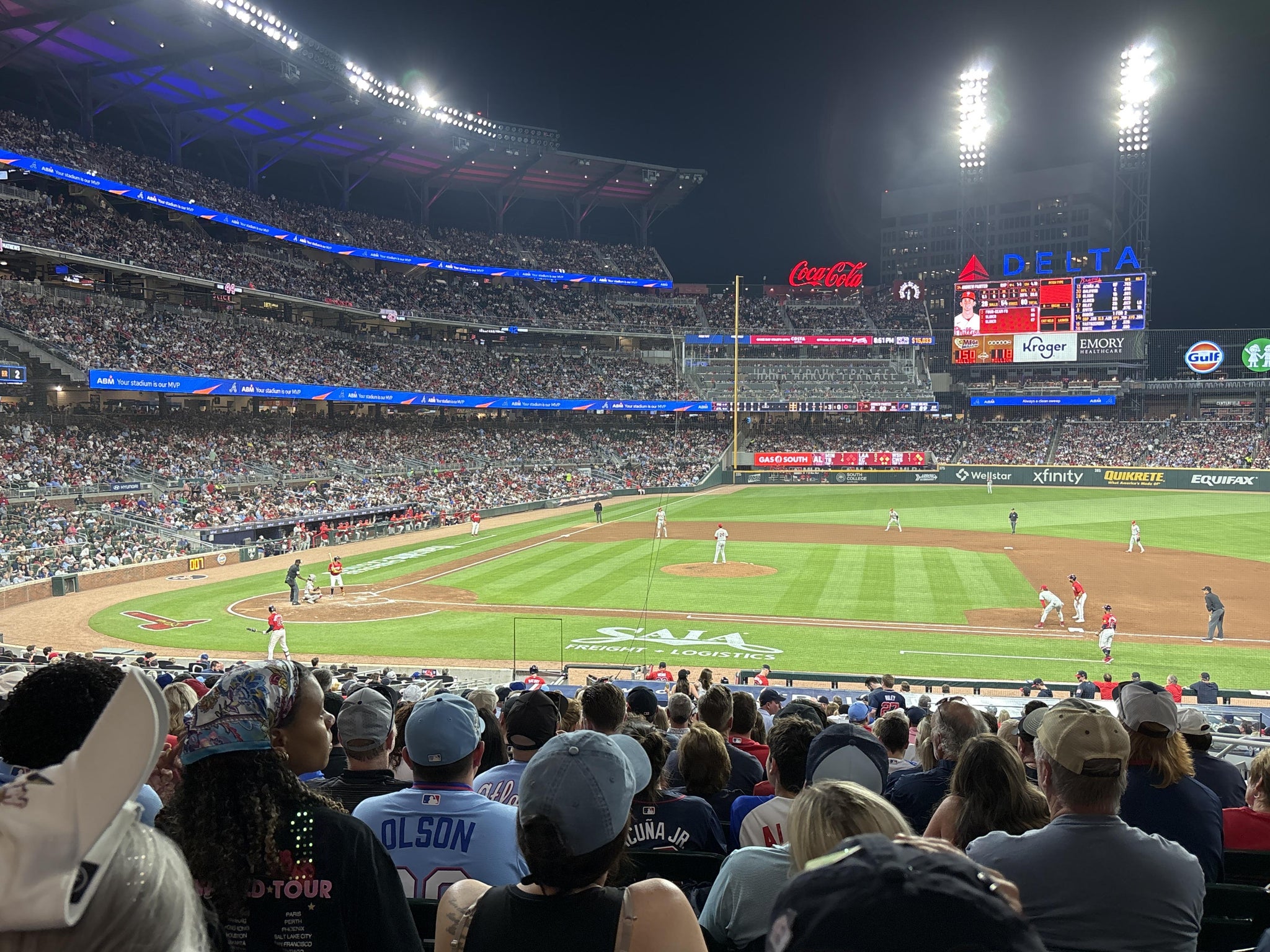 Real Fan View taken from Section 120 at Truist Park by John K