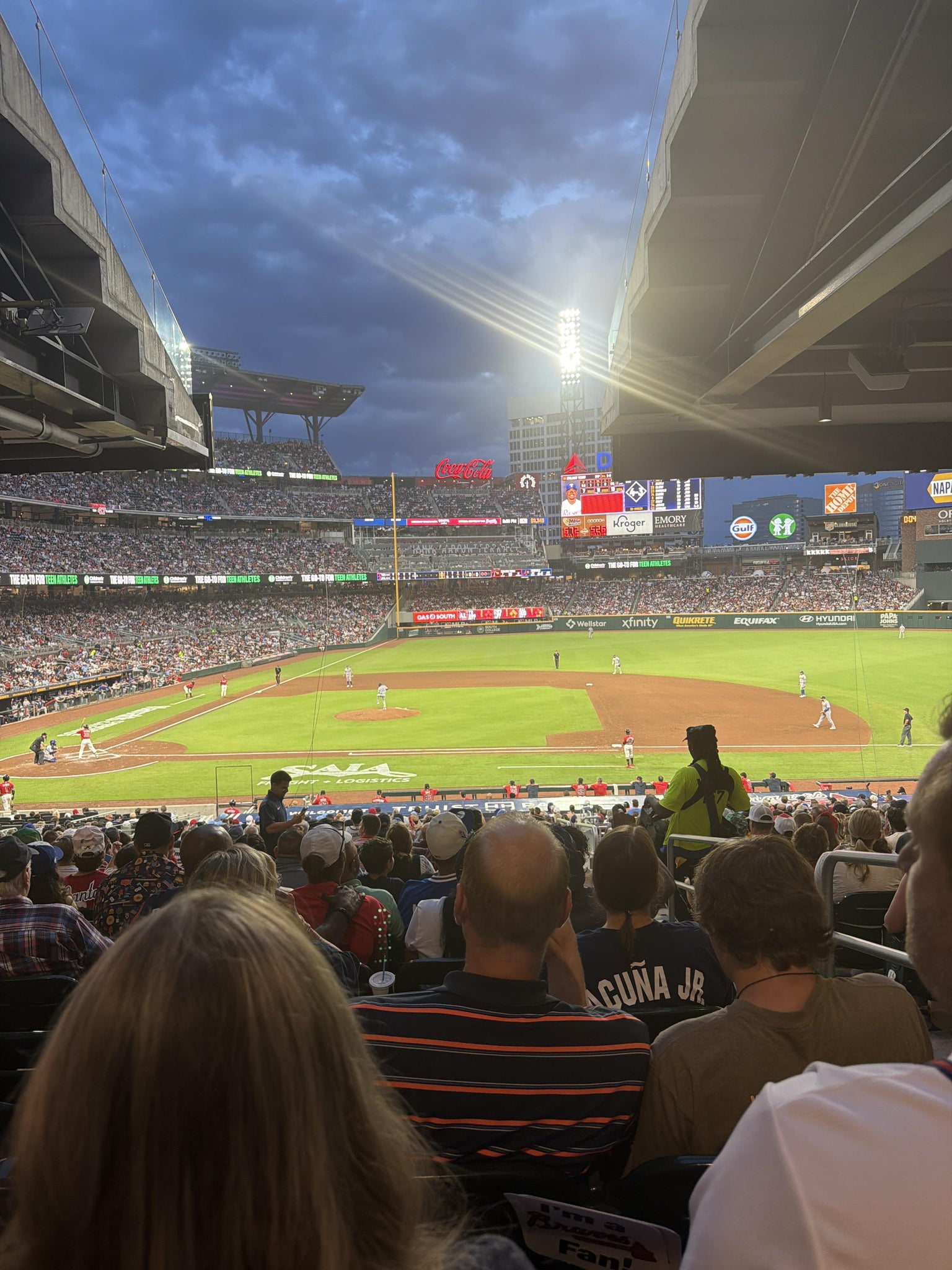 Real Fan View taken from Section 120 at Truist Park by Hunter C
