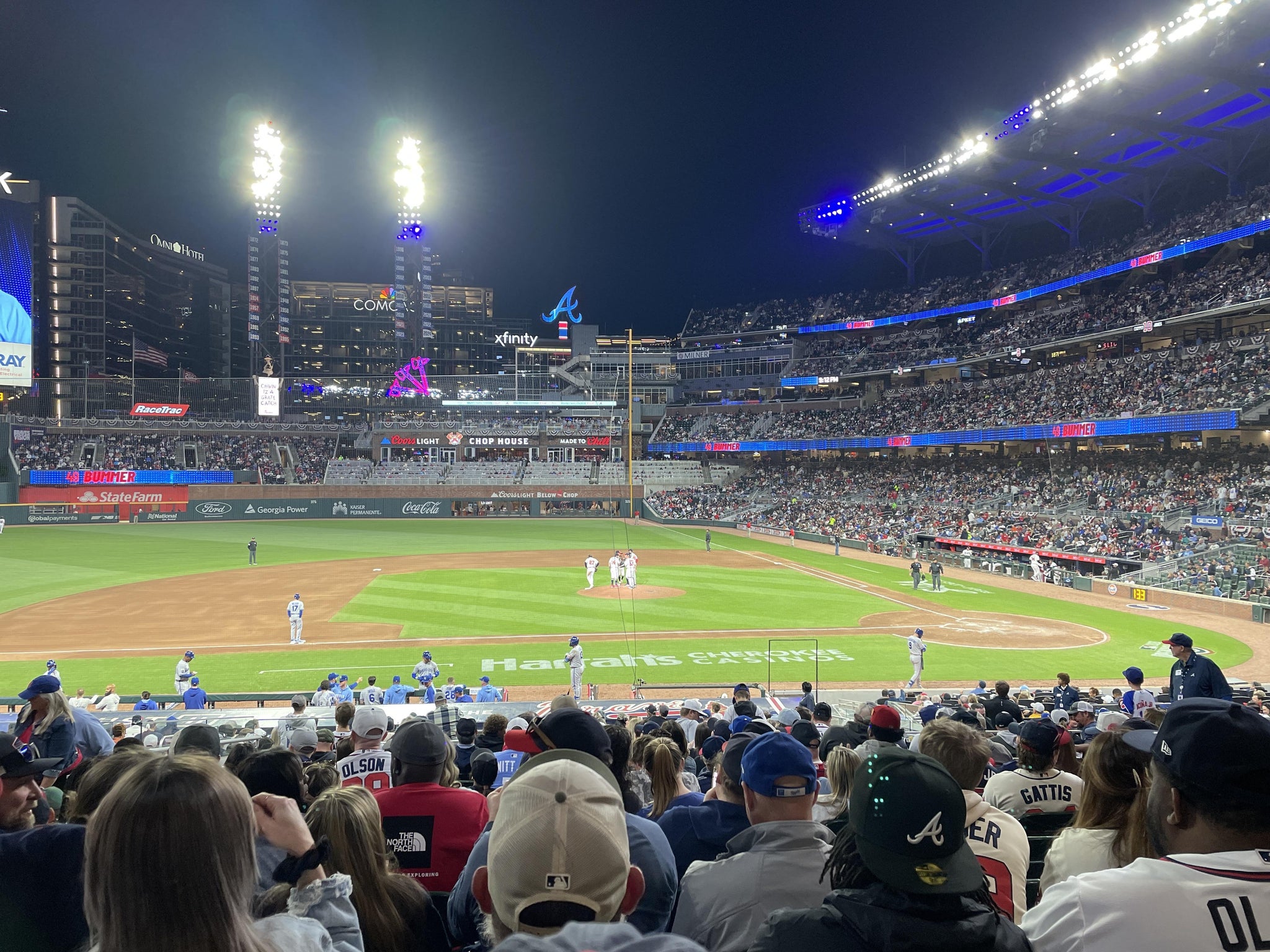 Real Fan View taken from Section 131 at Truist Park by Wood L