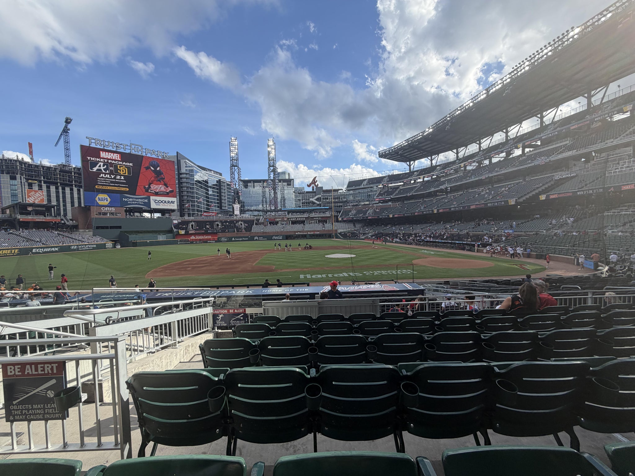 Real Fan View taken from Section 131 at Truist Park by Nathan S