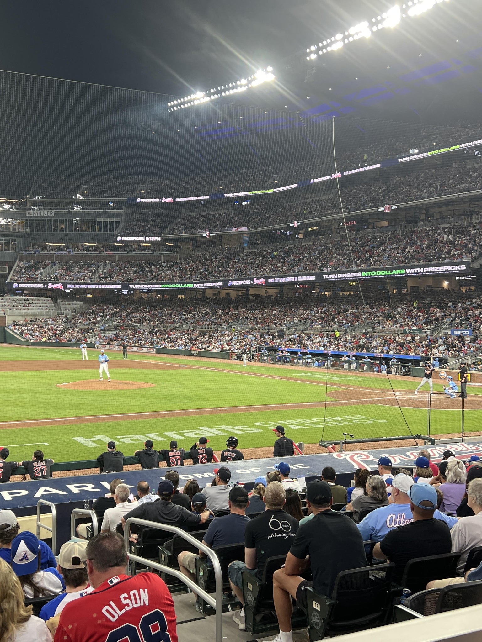 Real Fan View taken from Section 133 at Truist Park by Anonymous User