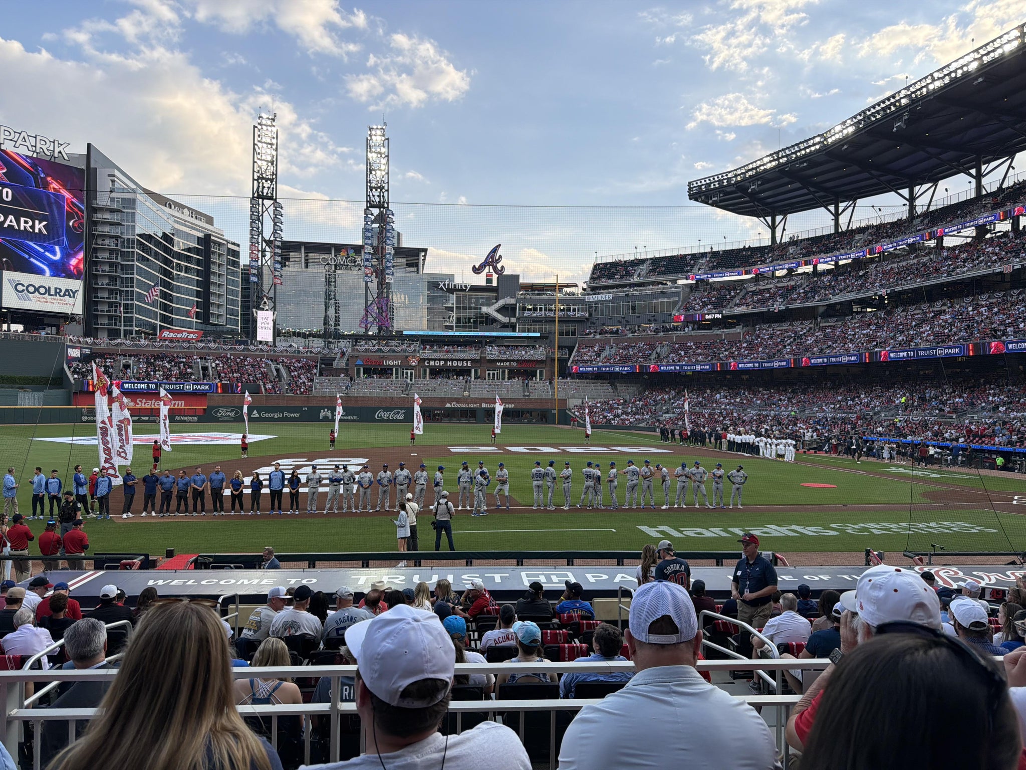 Real Fan View taken from Section 133 at Truist Park by Scott S