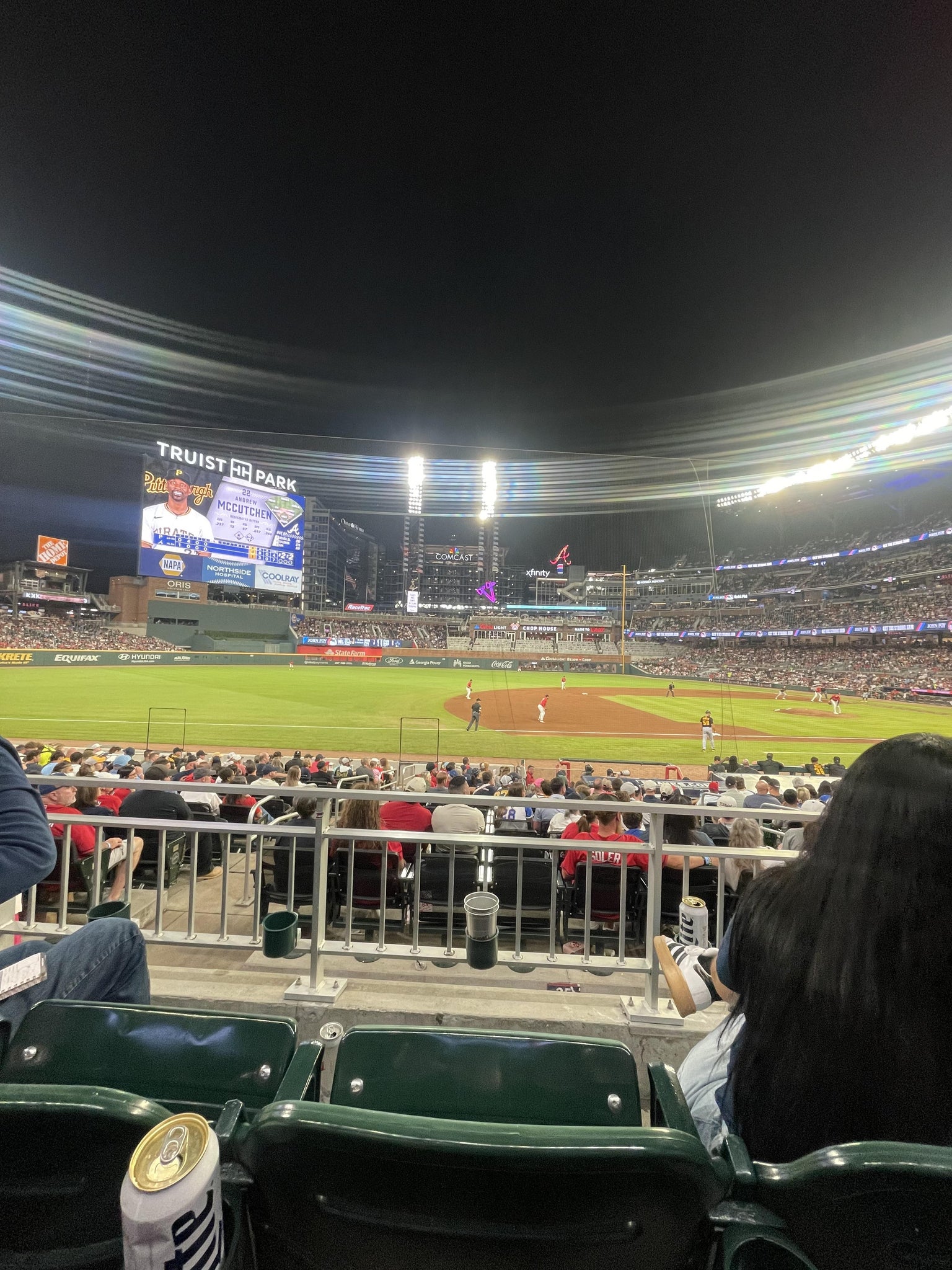 Real Fan View taken from Section 135 at Truist Park by Eduardo D