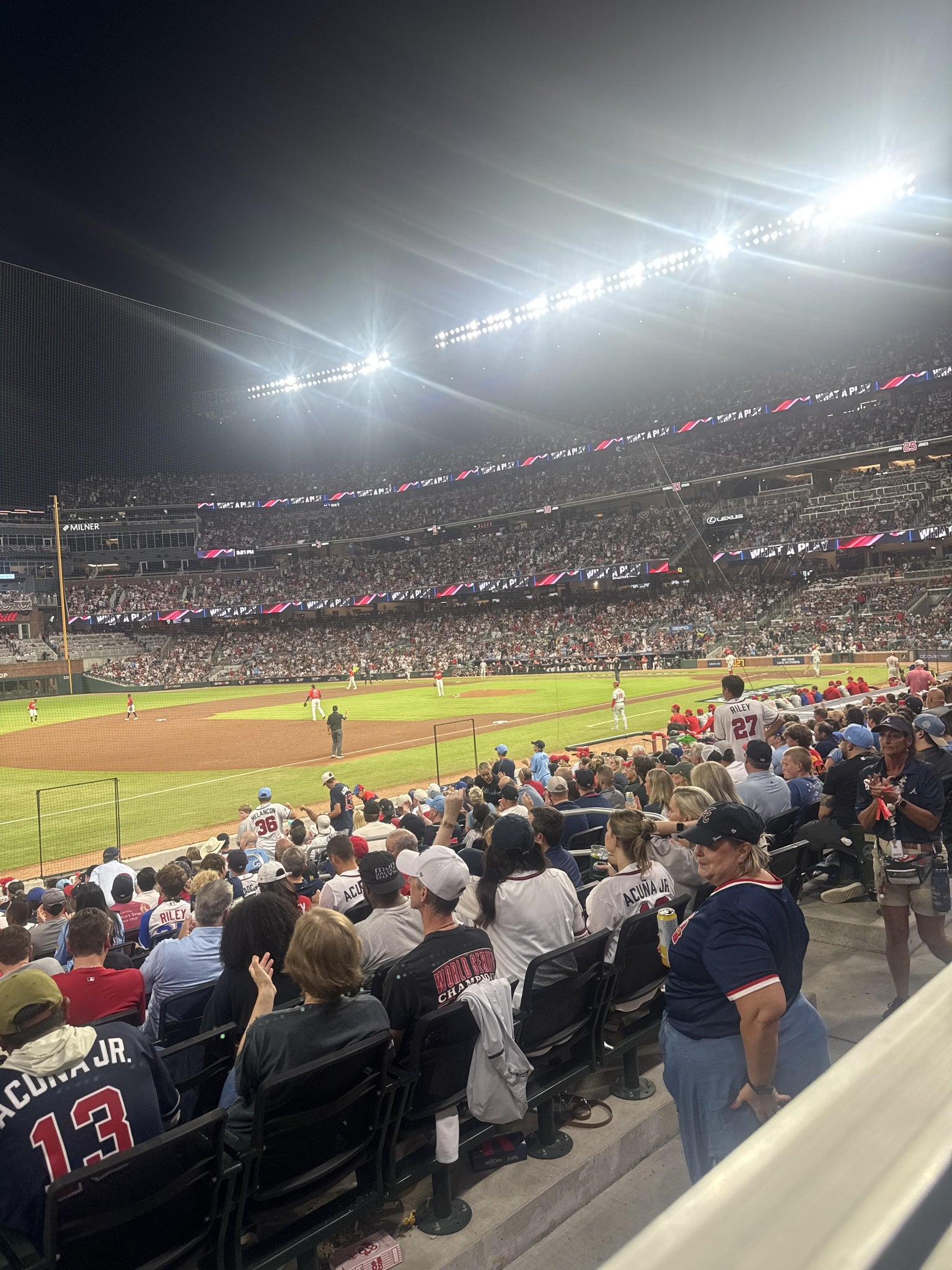 Real Fan View taken from Section 137 at Truist Park by Jayy M