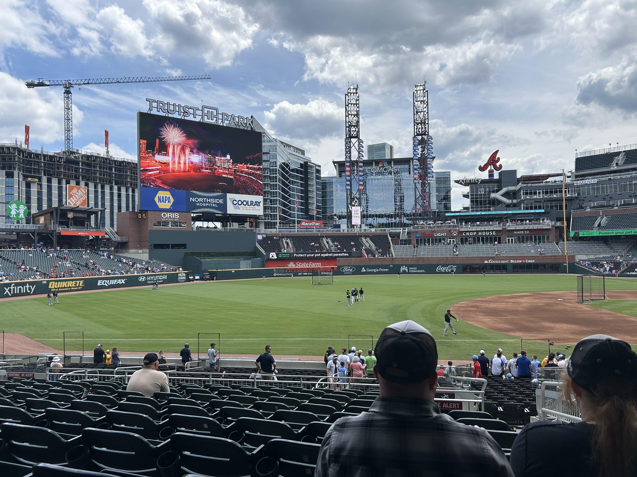 Real Fan View taken from Section 137 at Truist Park by Jamey D