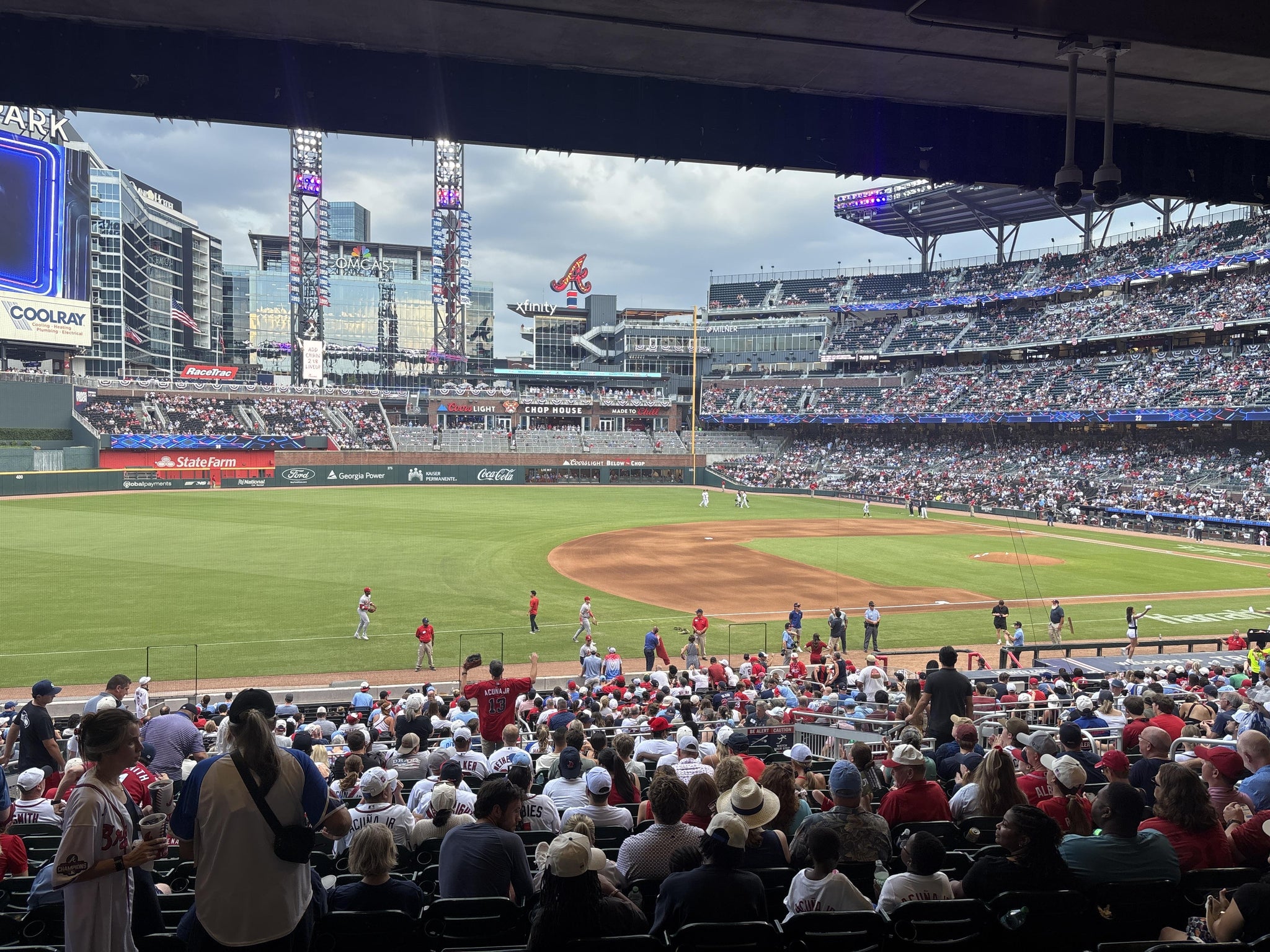 Real Fan View taken from Section 137 at Truist Park by Joe M