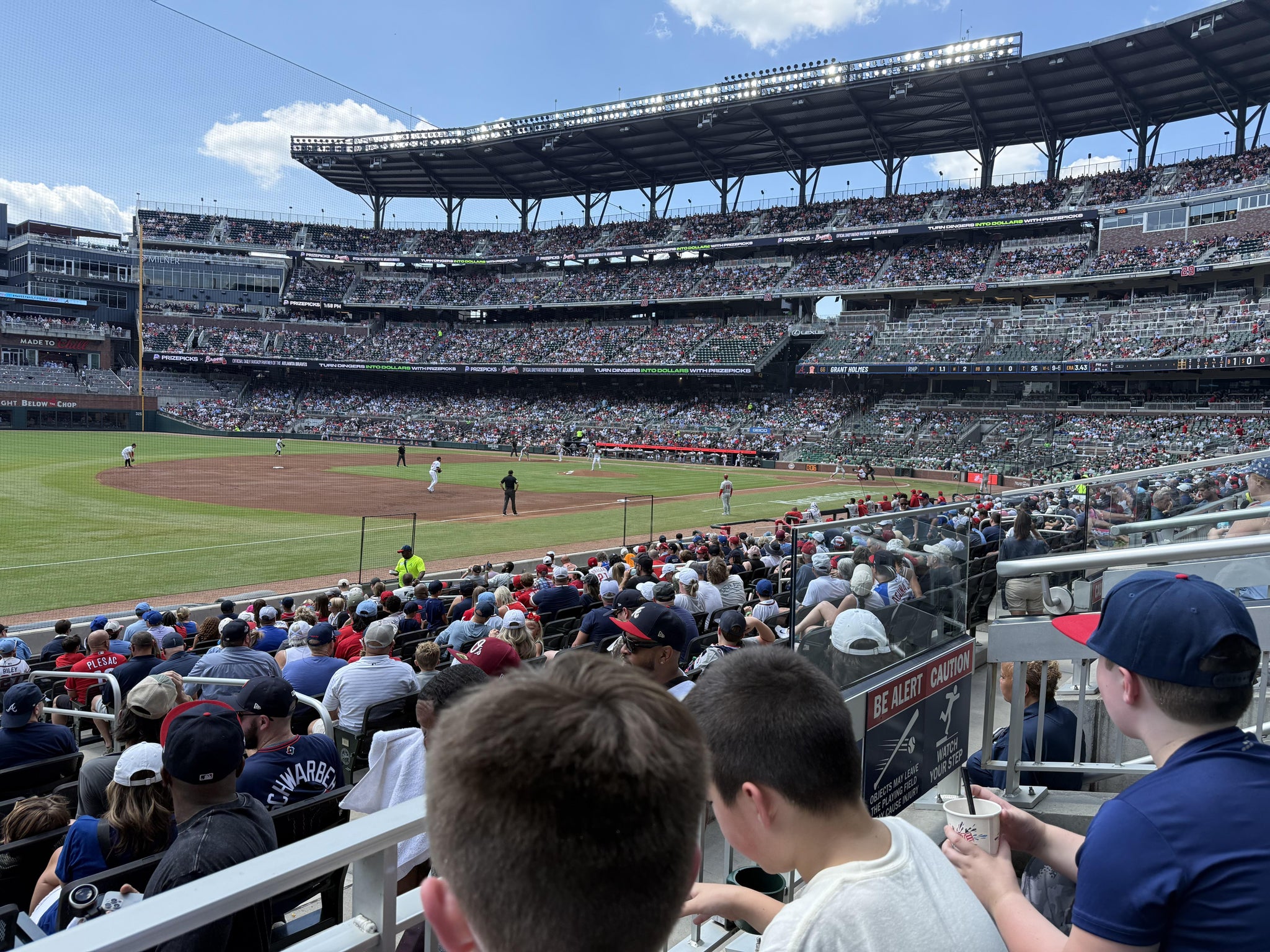 Real Fan View taken from Section 138 at Truist Park by Matthew R