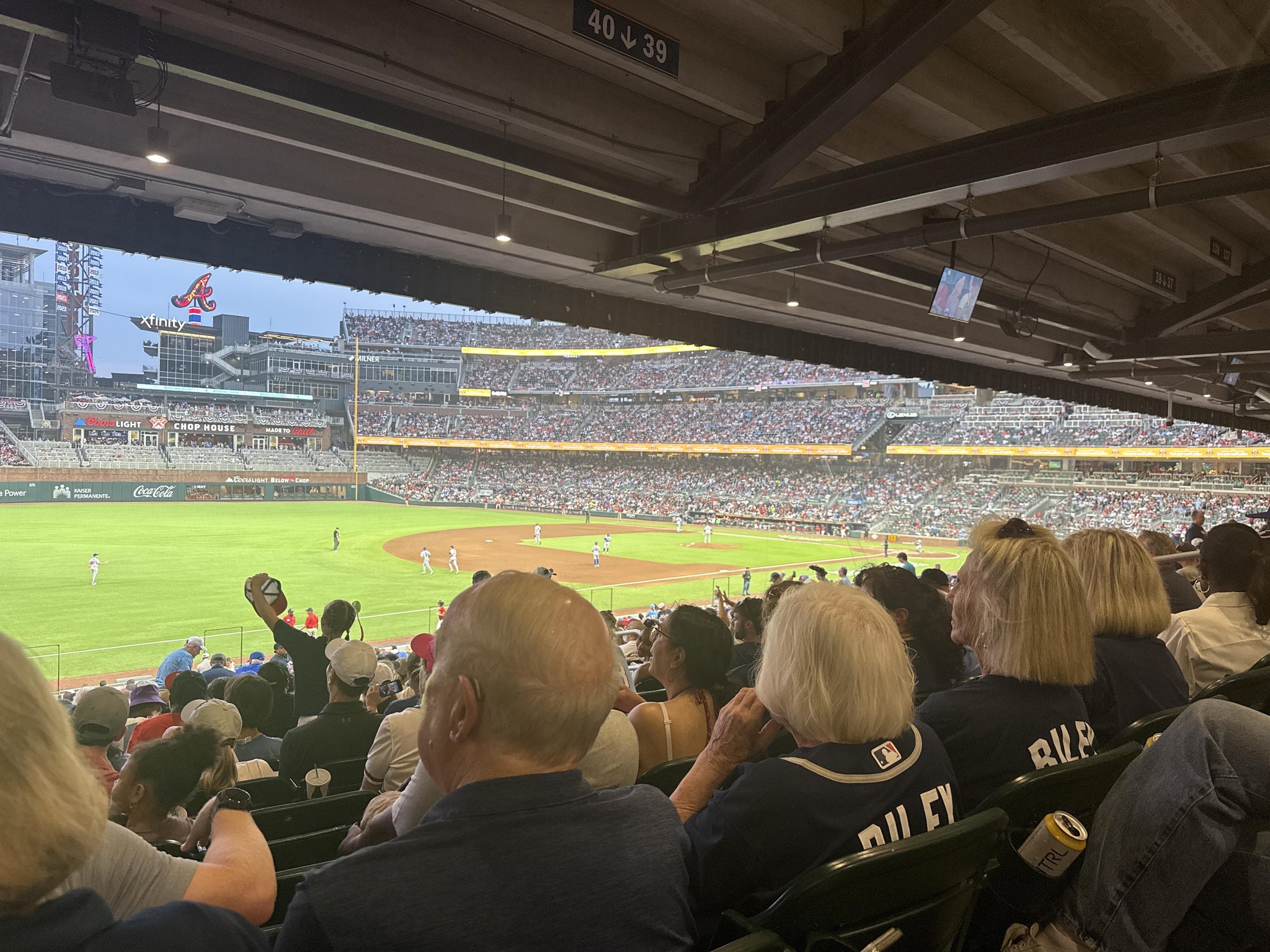 Real Fan View taken from Section 140 at Truist Park by Leah C