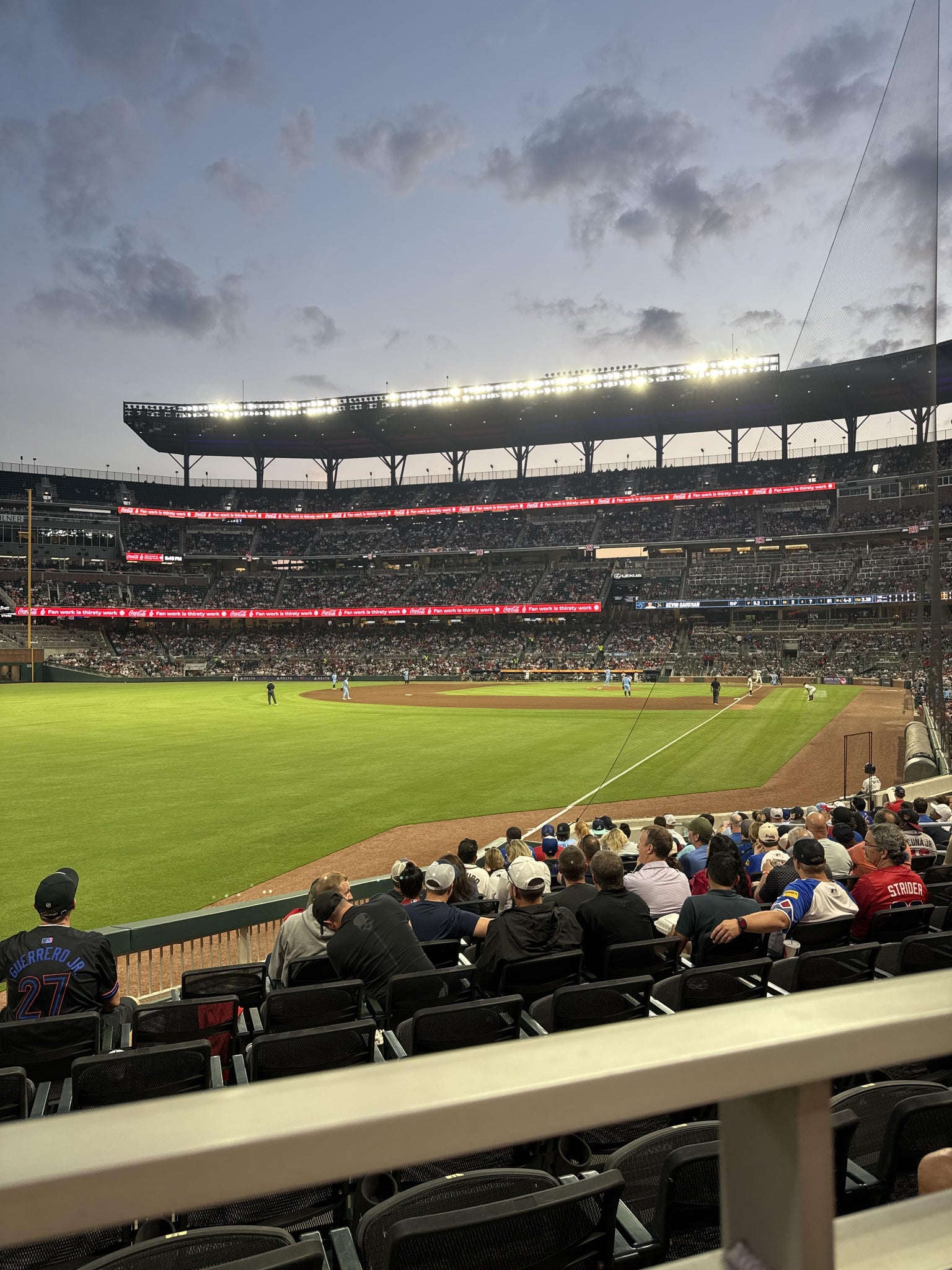 Real Fan View taken from Section 142 at Truist Park by Mady L