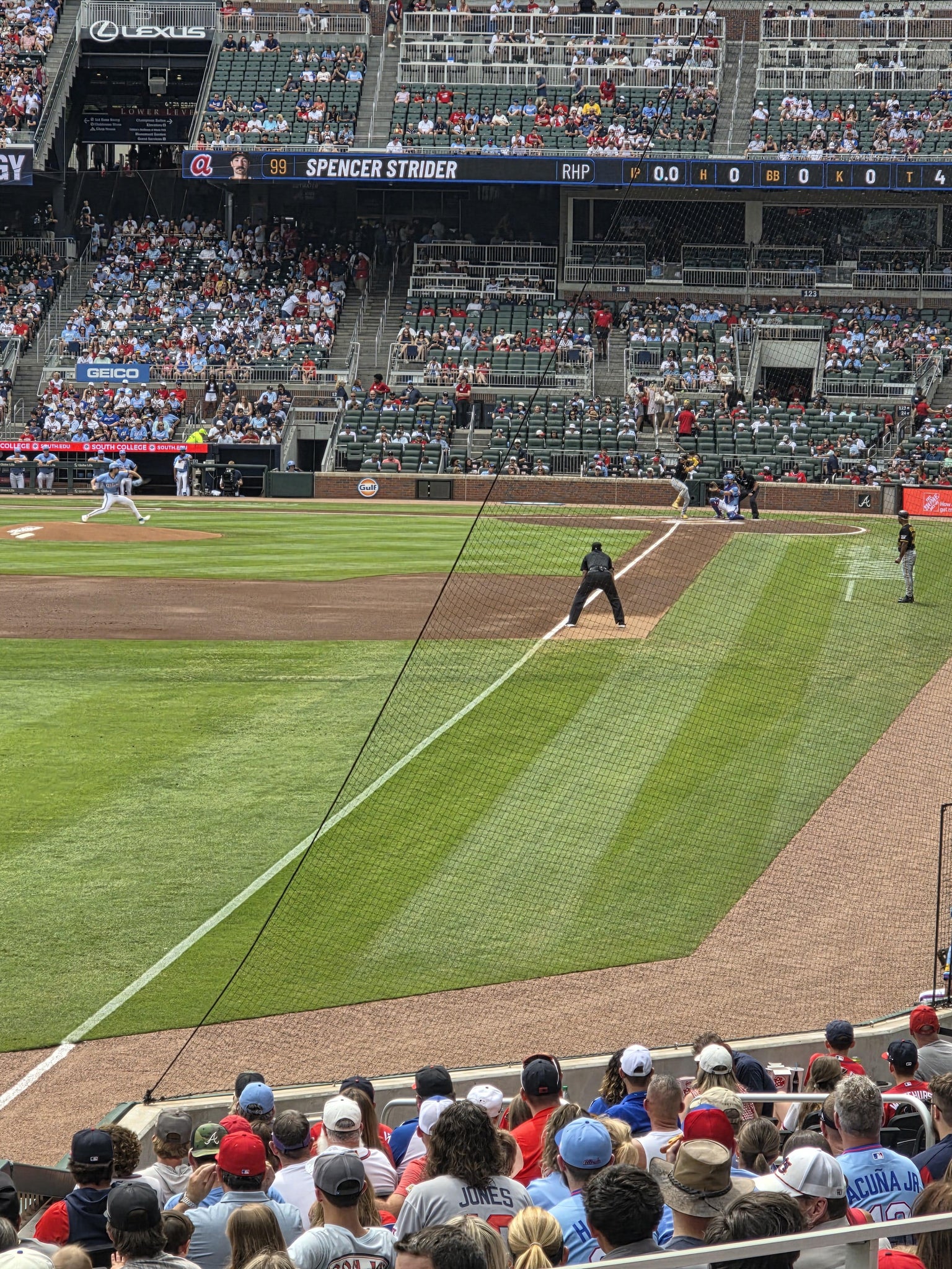 Real Fan View taken from Section 143 at Truist Park by John P