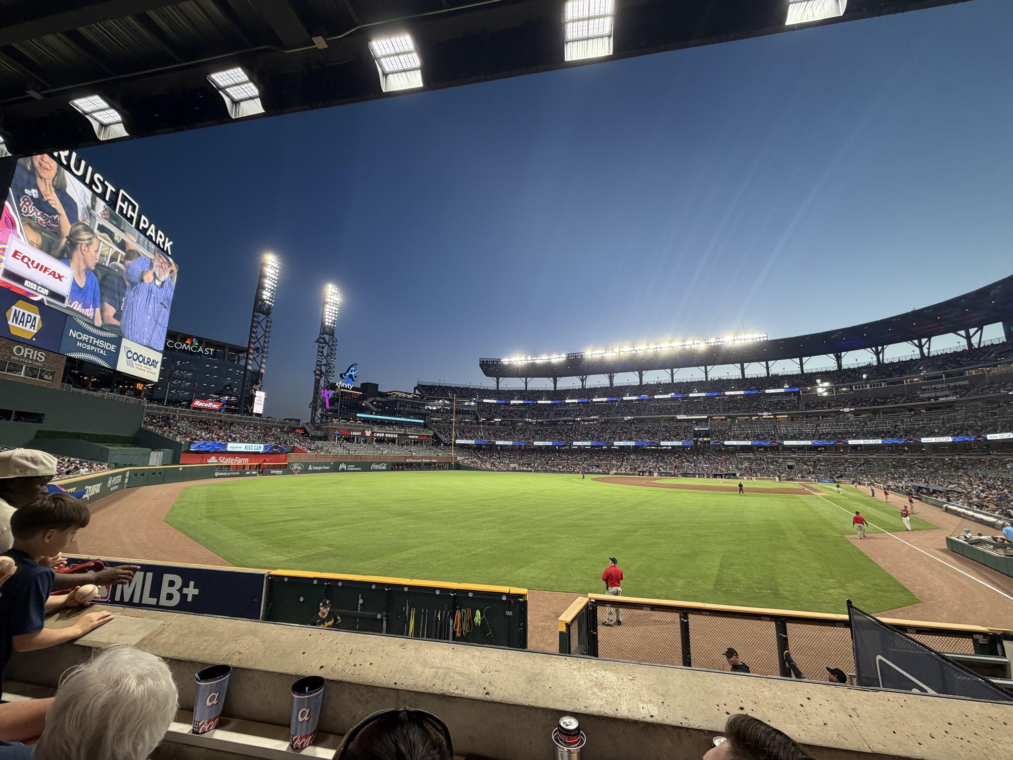 Real Fan View taken from Section 144 at Truist Park by Ross M