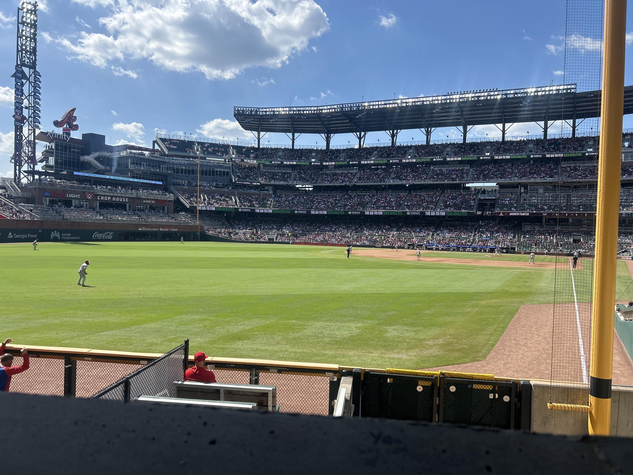 Real Fan View taken from Section 144 at Truist Park by Carina L