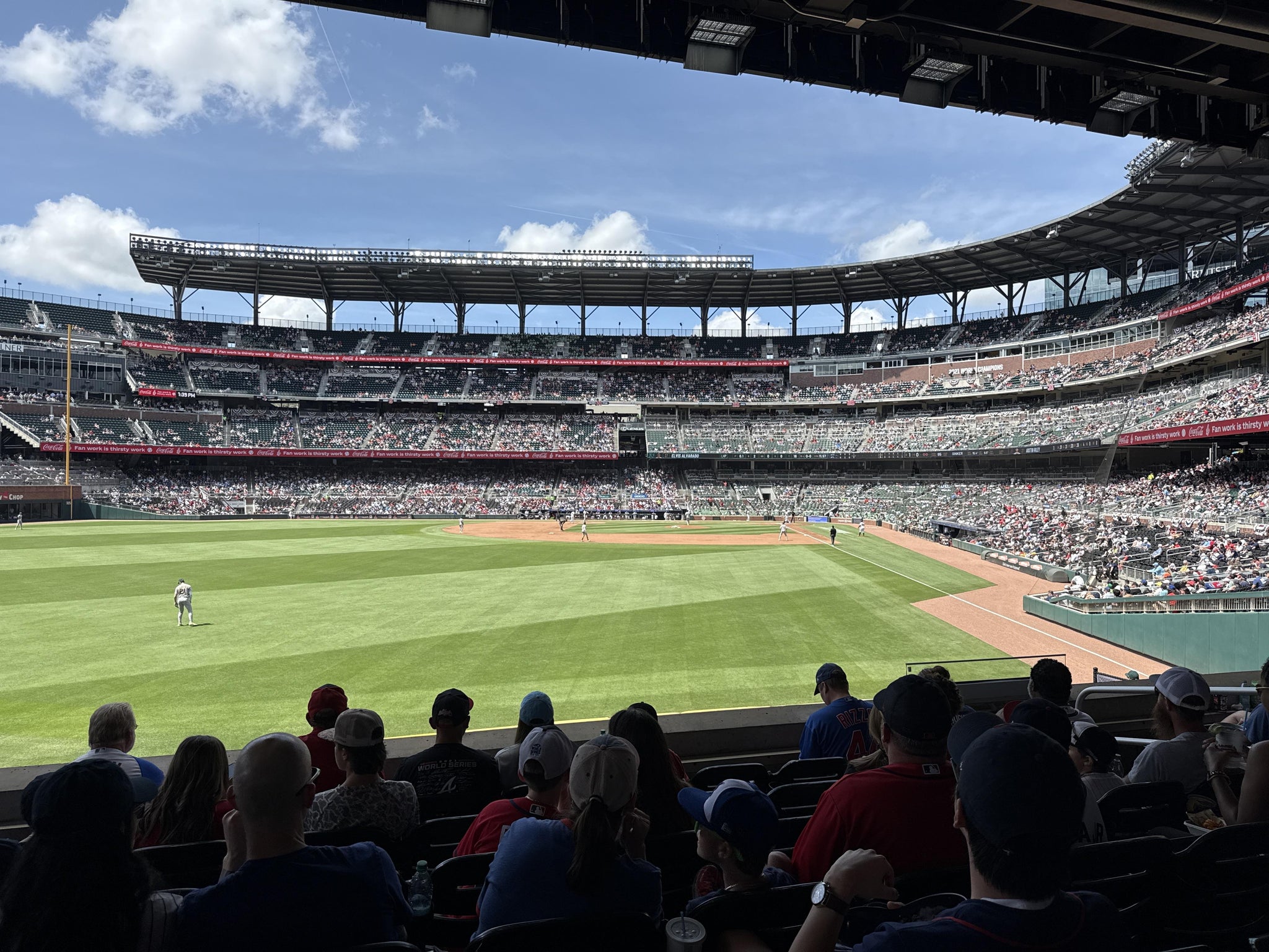 Real Fan View taken from Section 145 at Truist Park by Dustin M