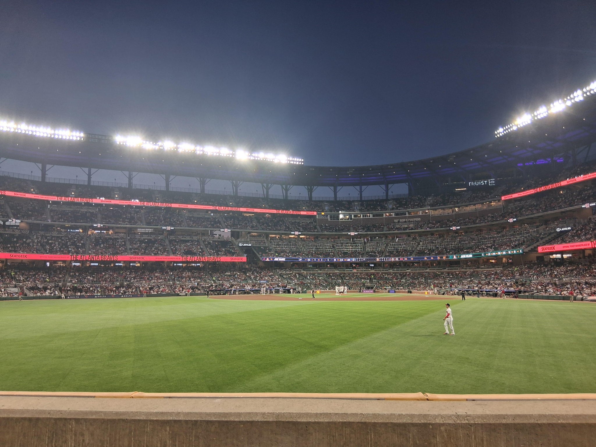 Real Fan View taken from Section 149 at Truist Park by Robert M