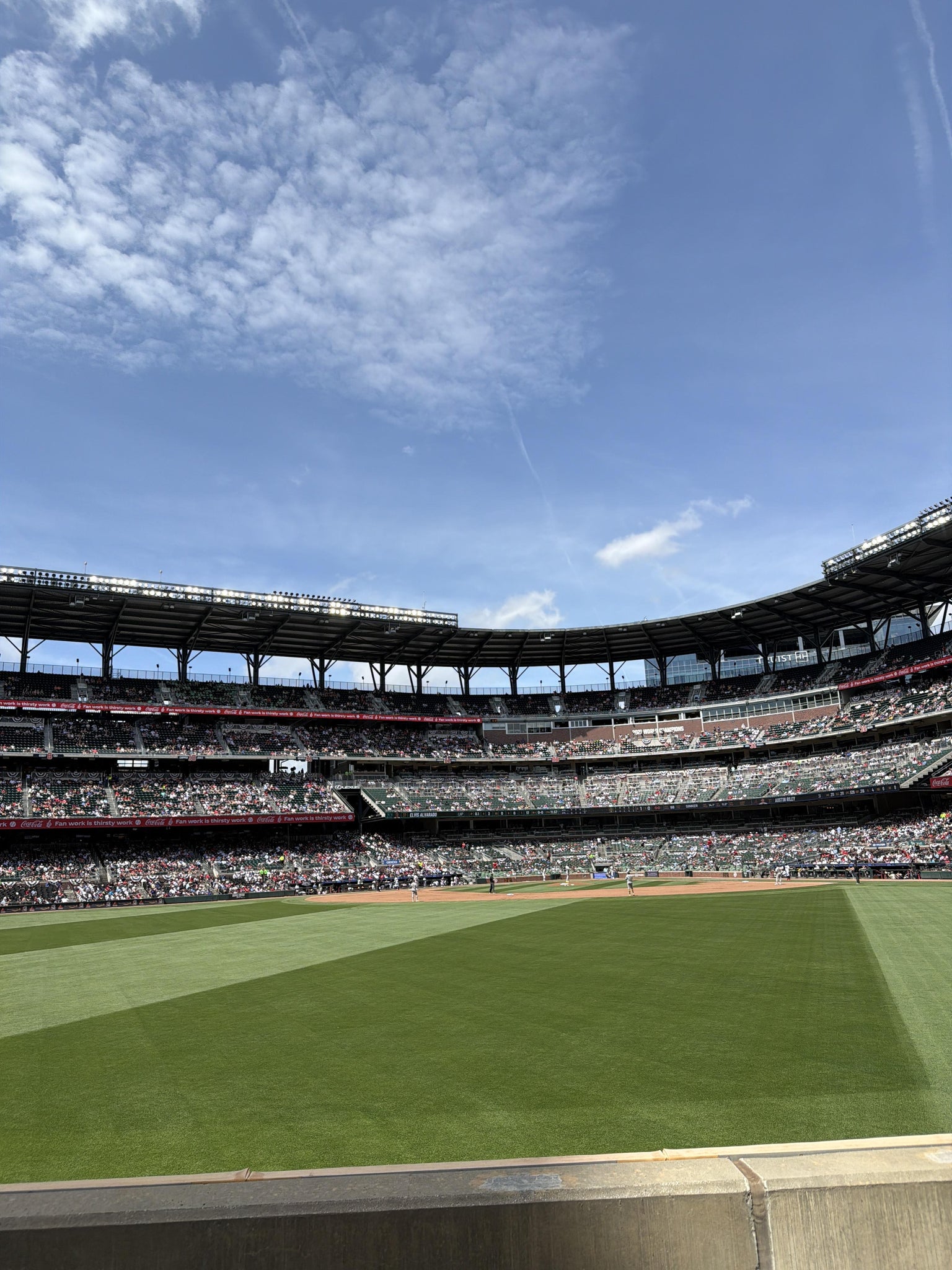 Real Fan View taken from Section 150 at Truist Park by Ryan W