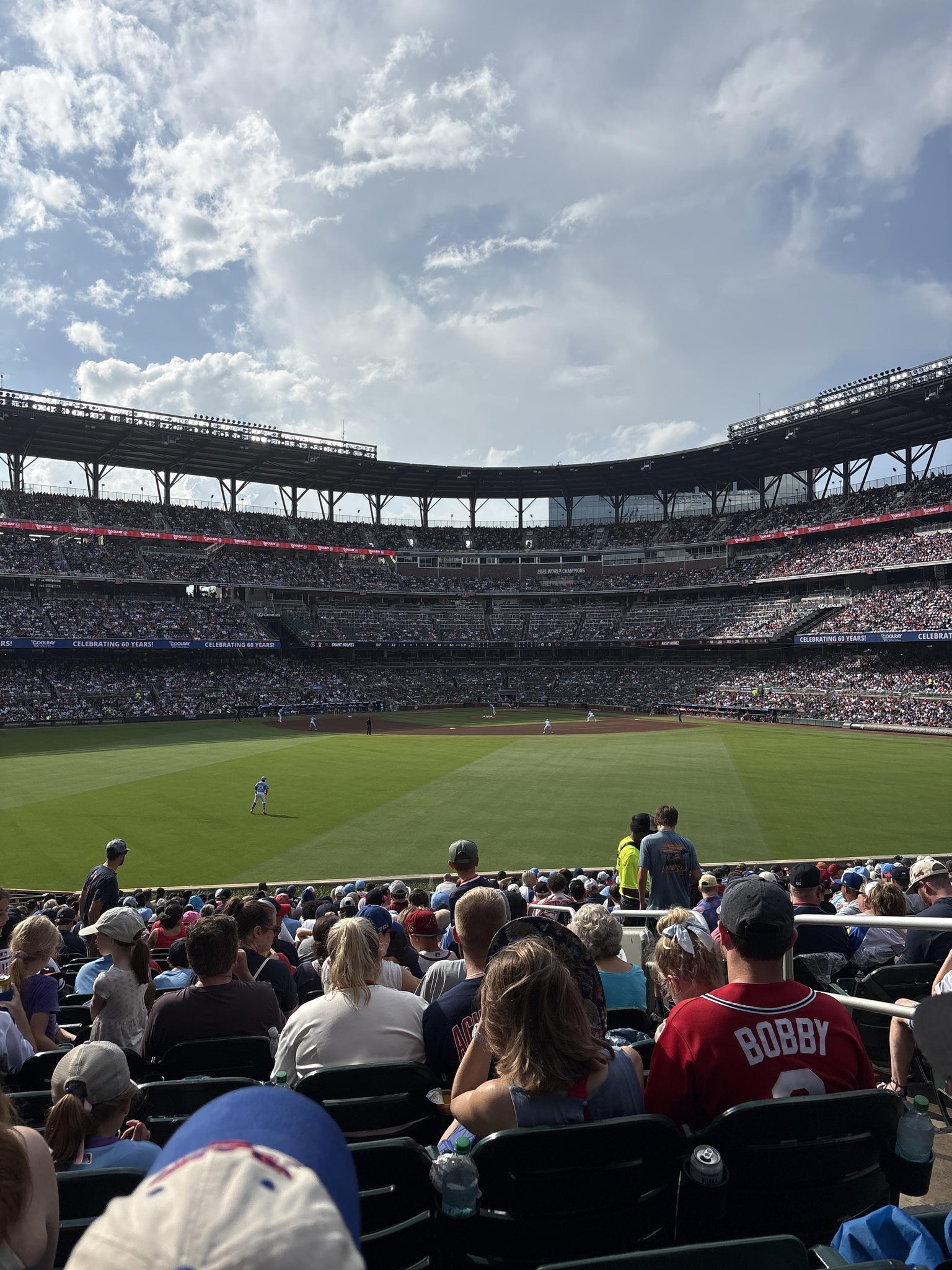 Real Fan View taken from Section 151 at Truist Park by Mark T