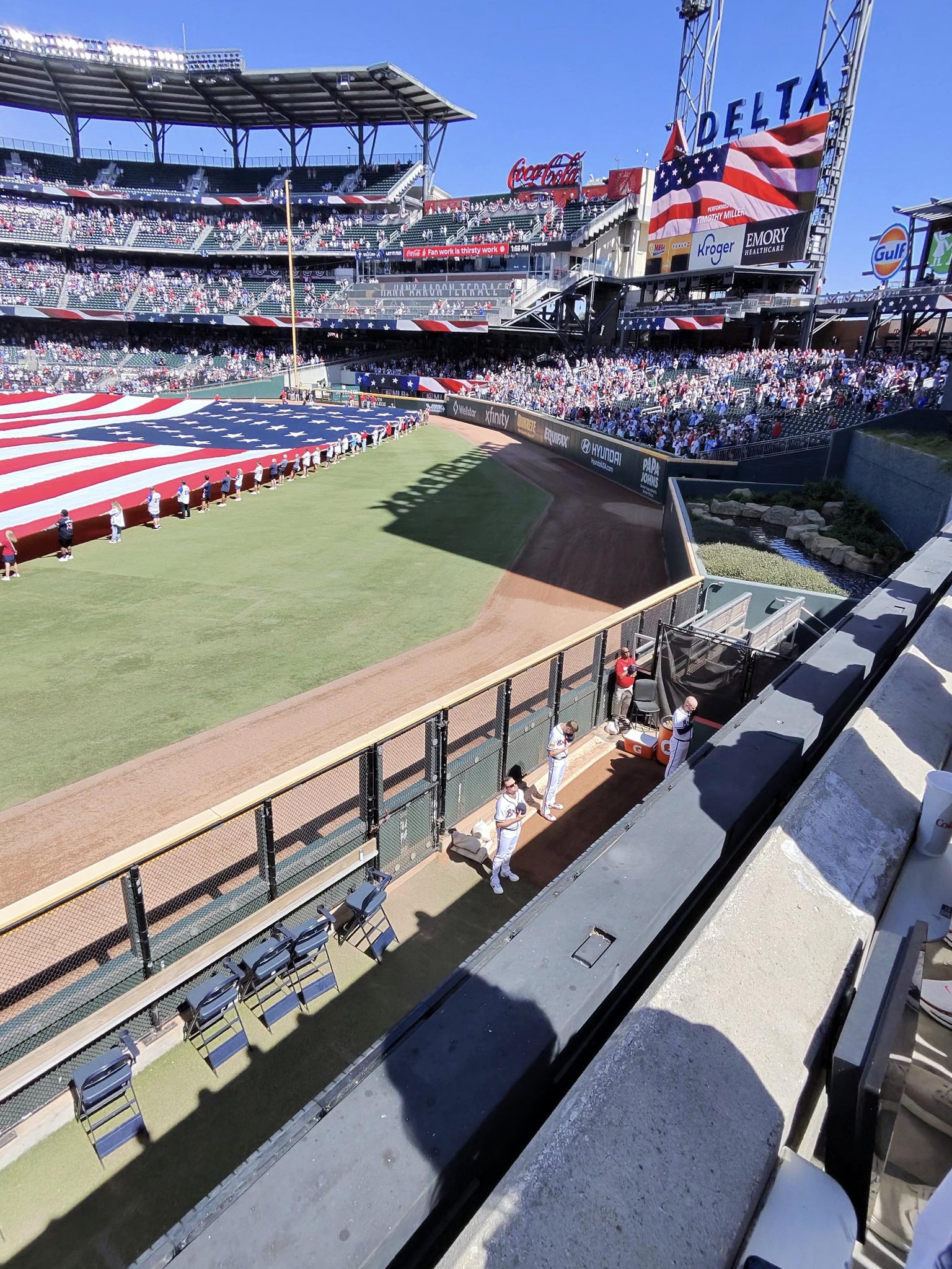 Real Fan View taken from Section 153 at Truist Park by Walter l D