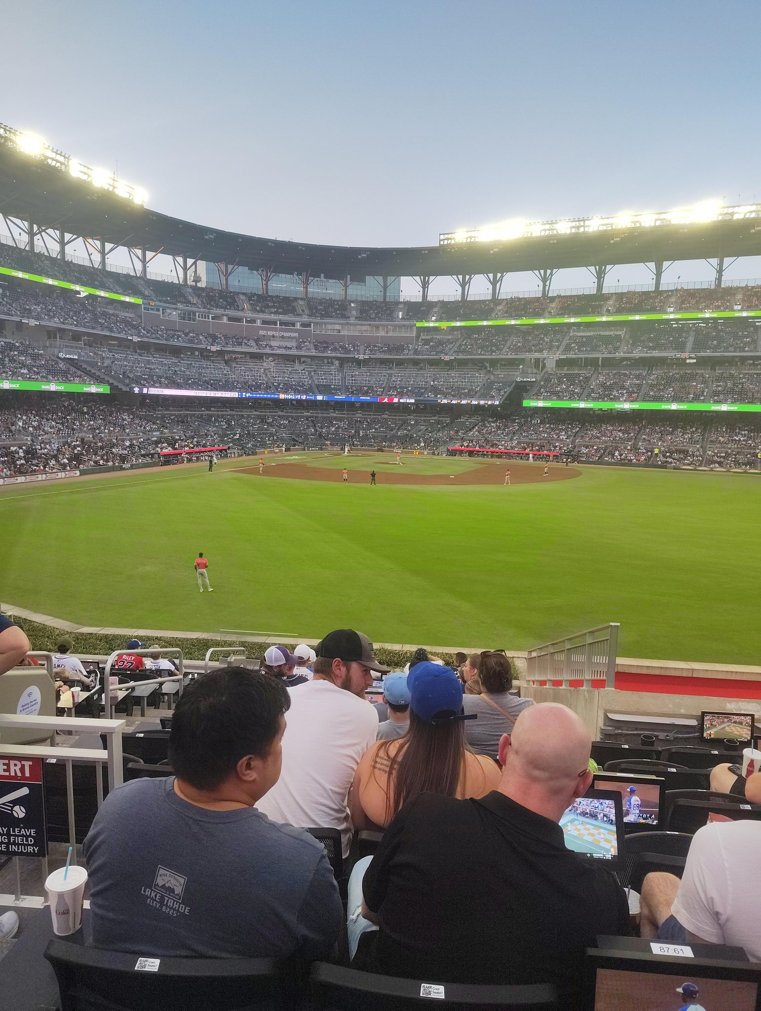 Real Fan View taken from Section 154 at Truist Park by Marshal H