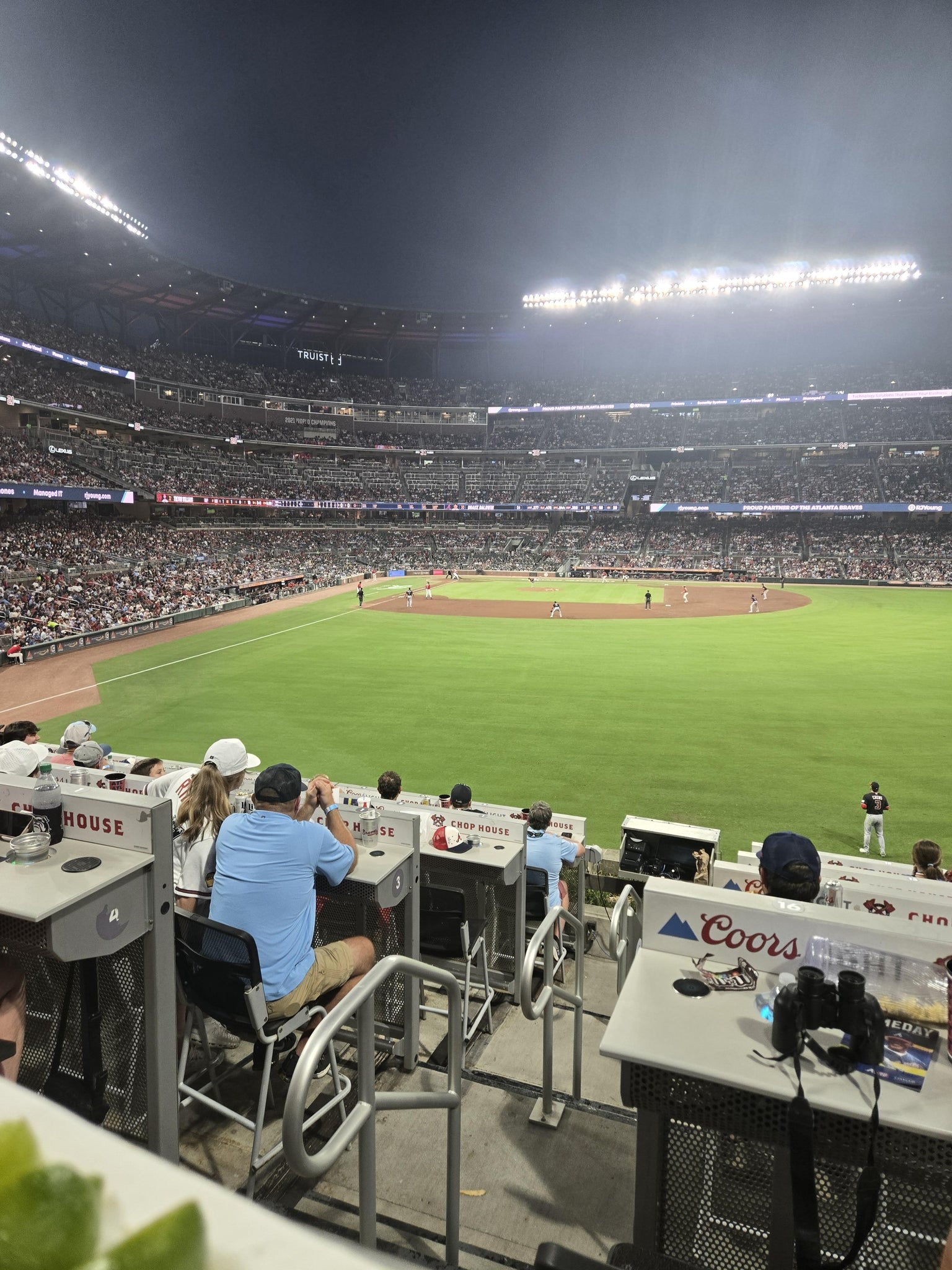Real Fan View taken from Section 157 at Truist Park by Jill K