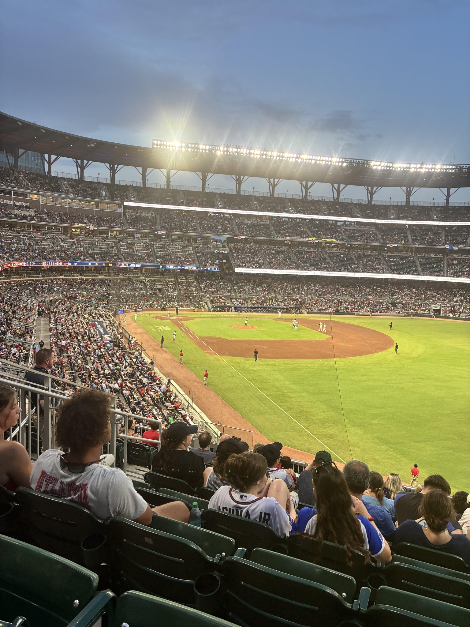 Real Fan View taken from Section 211 at Truist Park by Simone H
