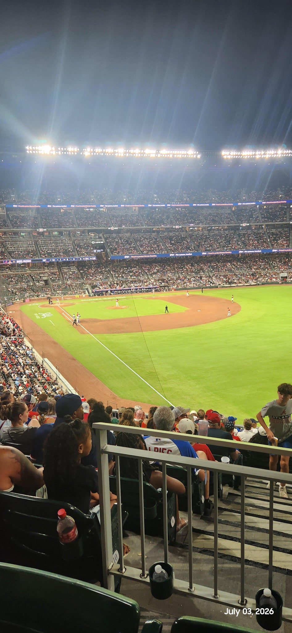 Real Fan View taken from Section 211 at Truist Park by Robert s A