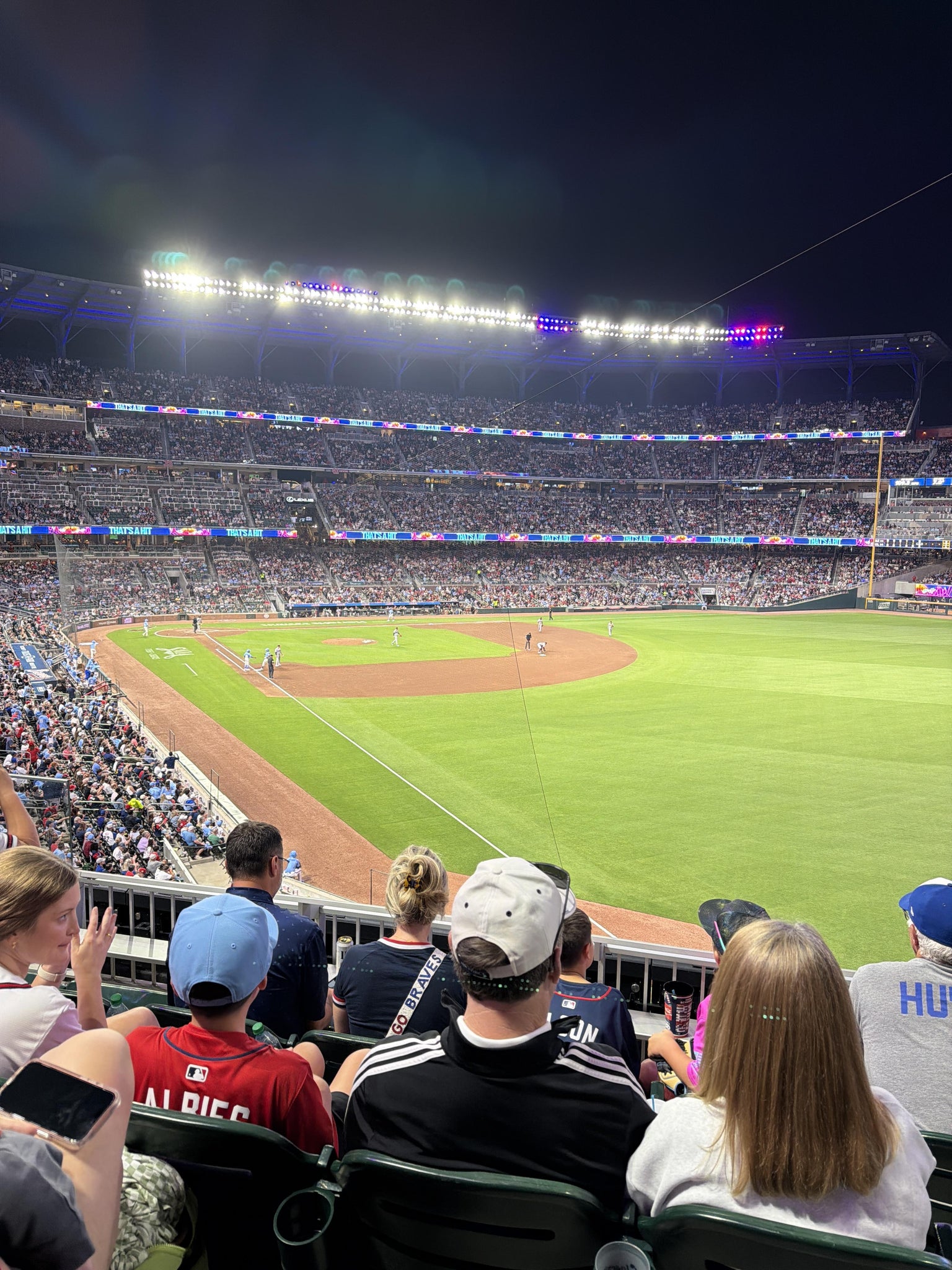 Real Fan View taken from Section 211 at Truist Park by Nicholas D