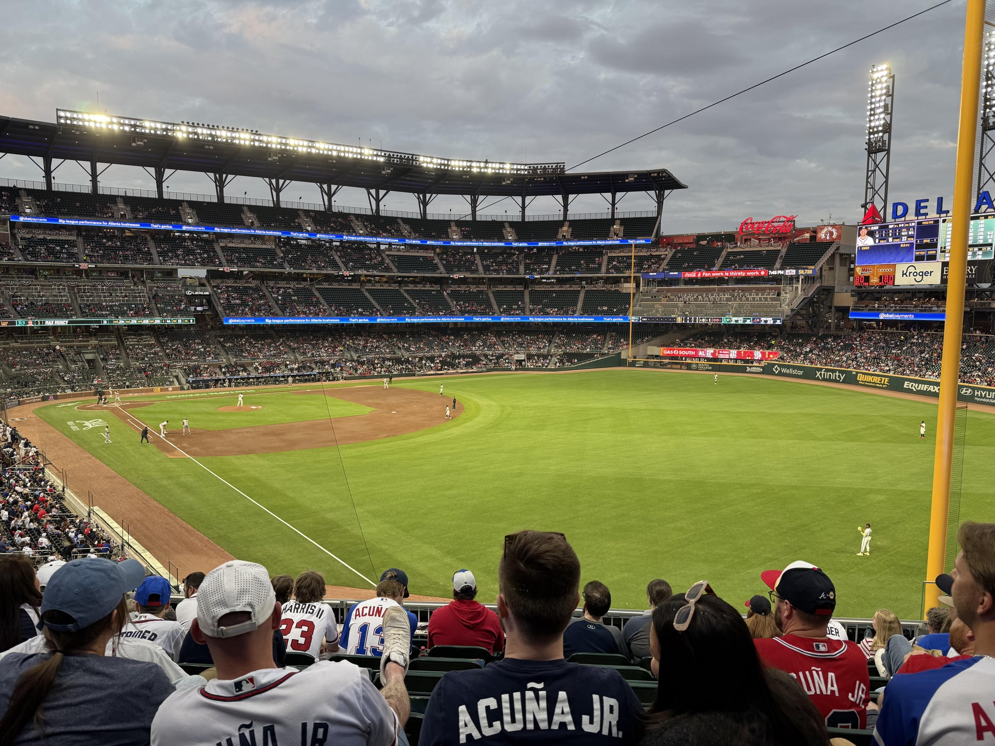 Real Fan View taken from Section 211 at Truist Park by Benjamin J