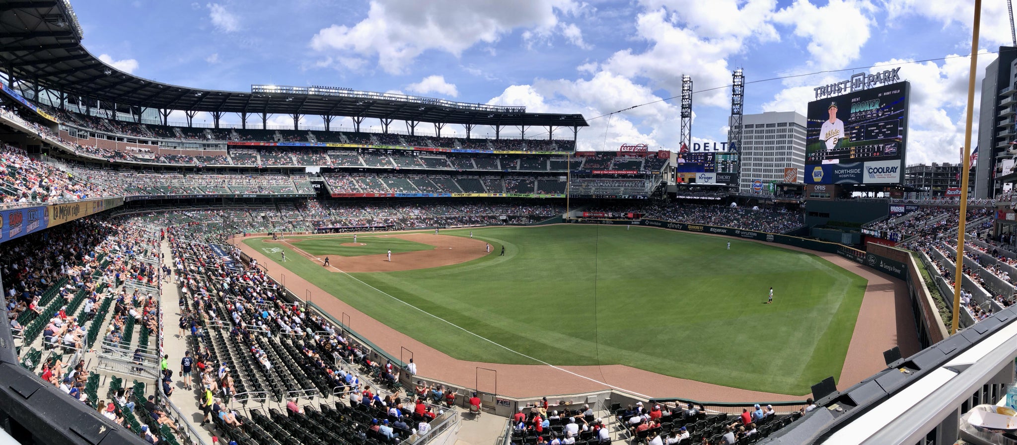 Real Fan View taken from Section 212 at Truist Park by Anonymous User
